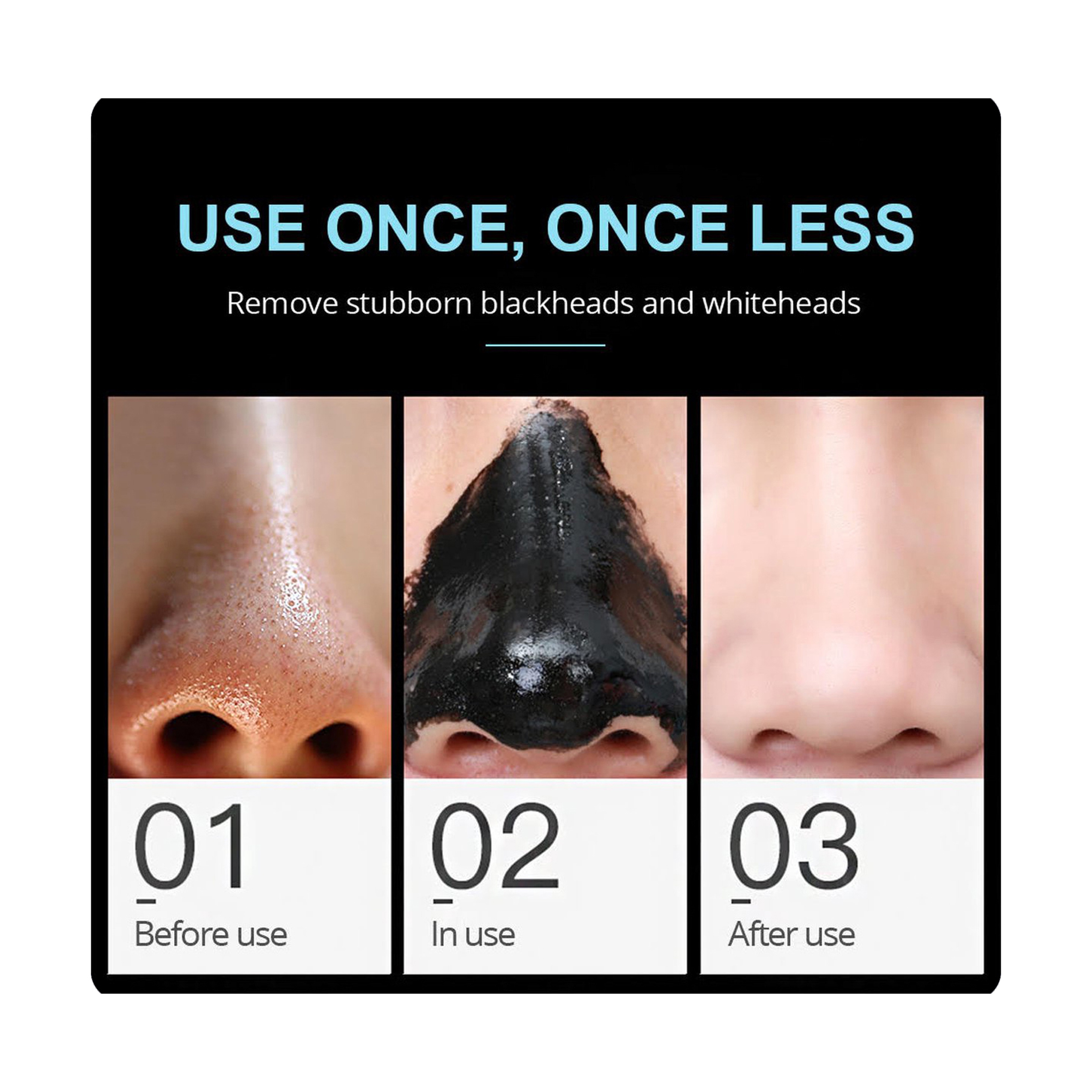 Vibrant Glamour Charcoal Mask for Blackhead Removal 30 g