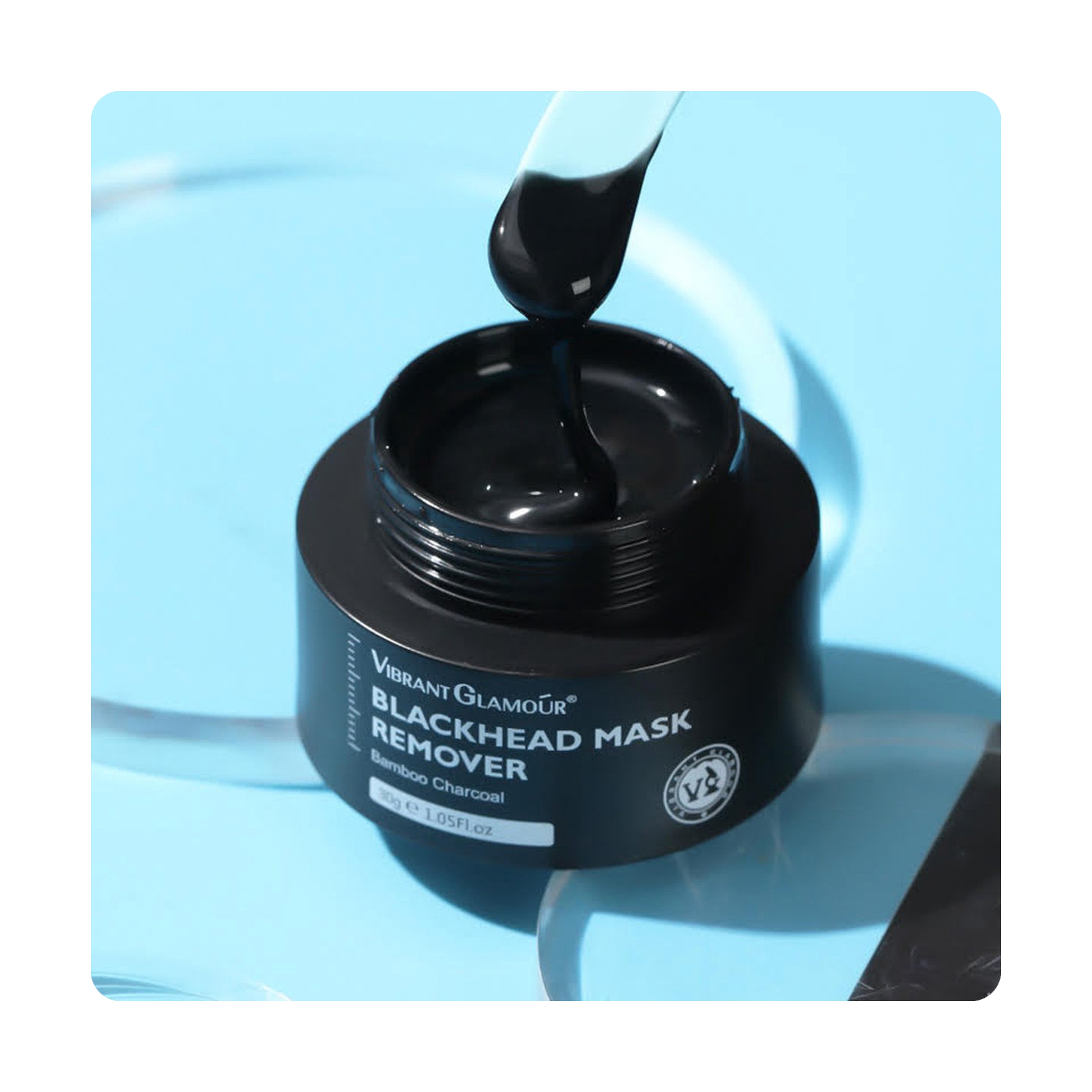 Vibrant Glamour Charcoal Mask for Blackhead Removal 30 g