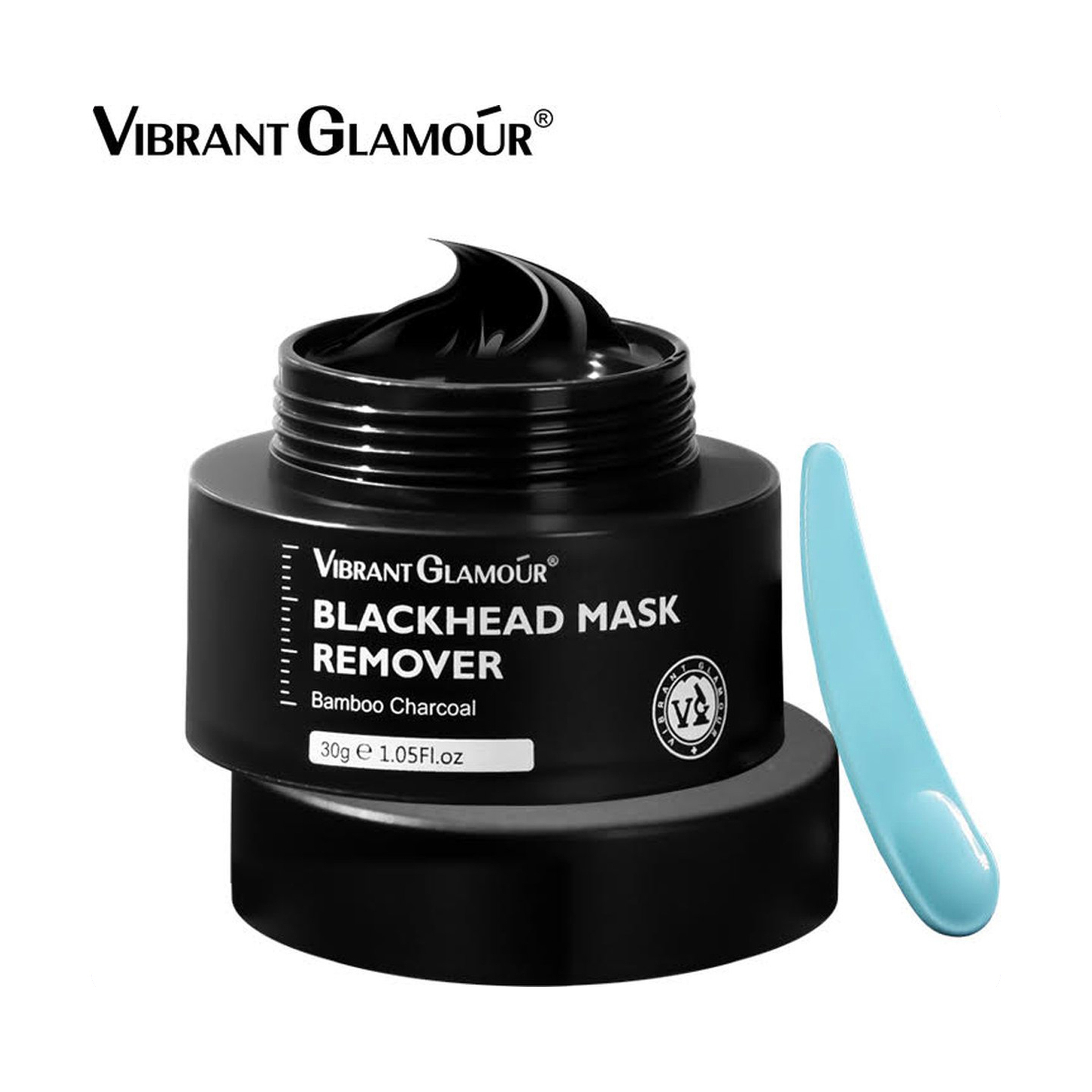 Vibrant Glamour Charcoal Mask for Blackhead Removal 30 g