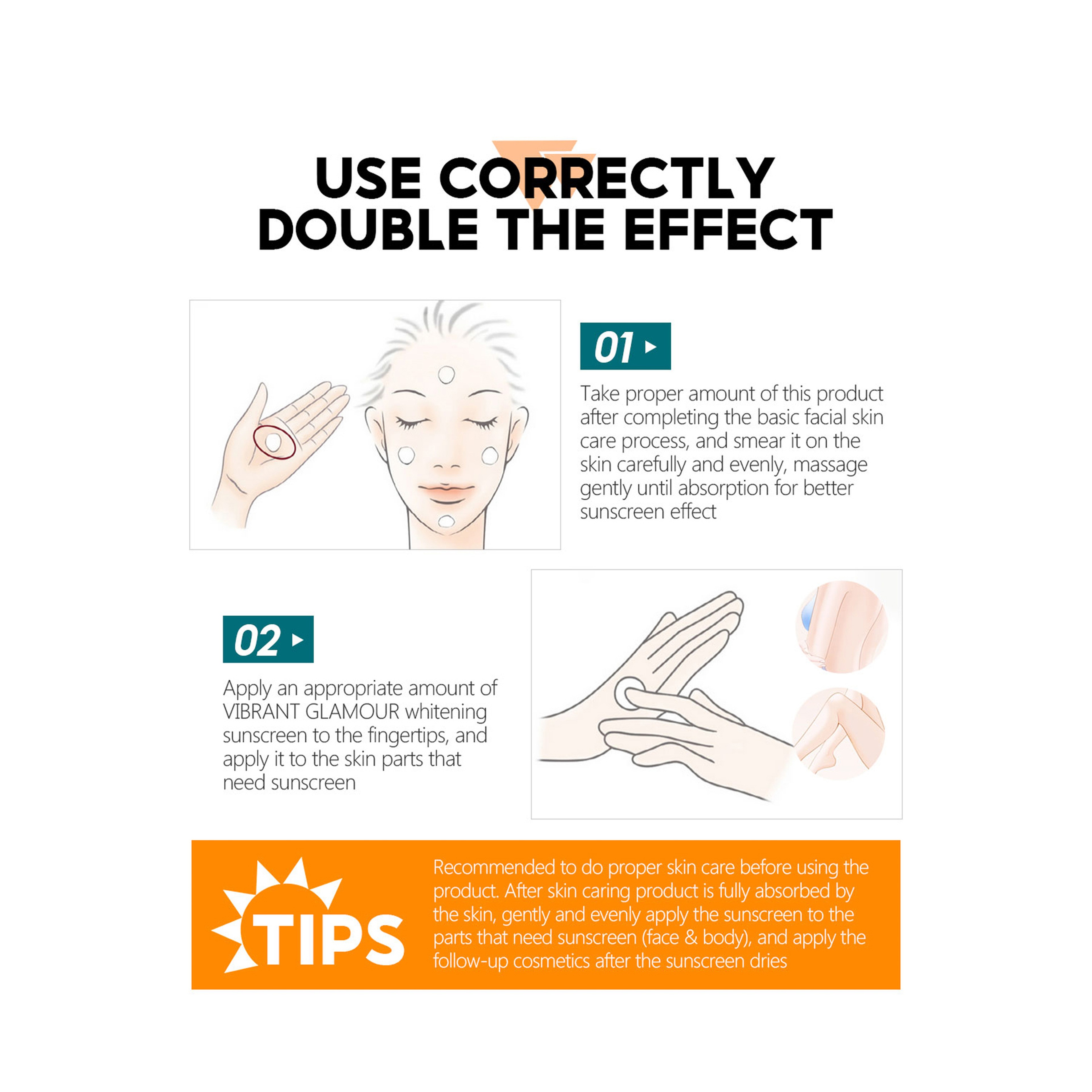 Vibrant Glamour Brightening Face Cream with Sunscreen 50 g