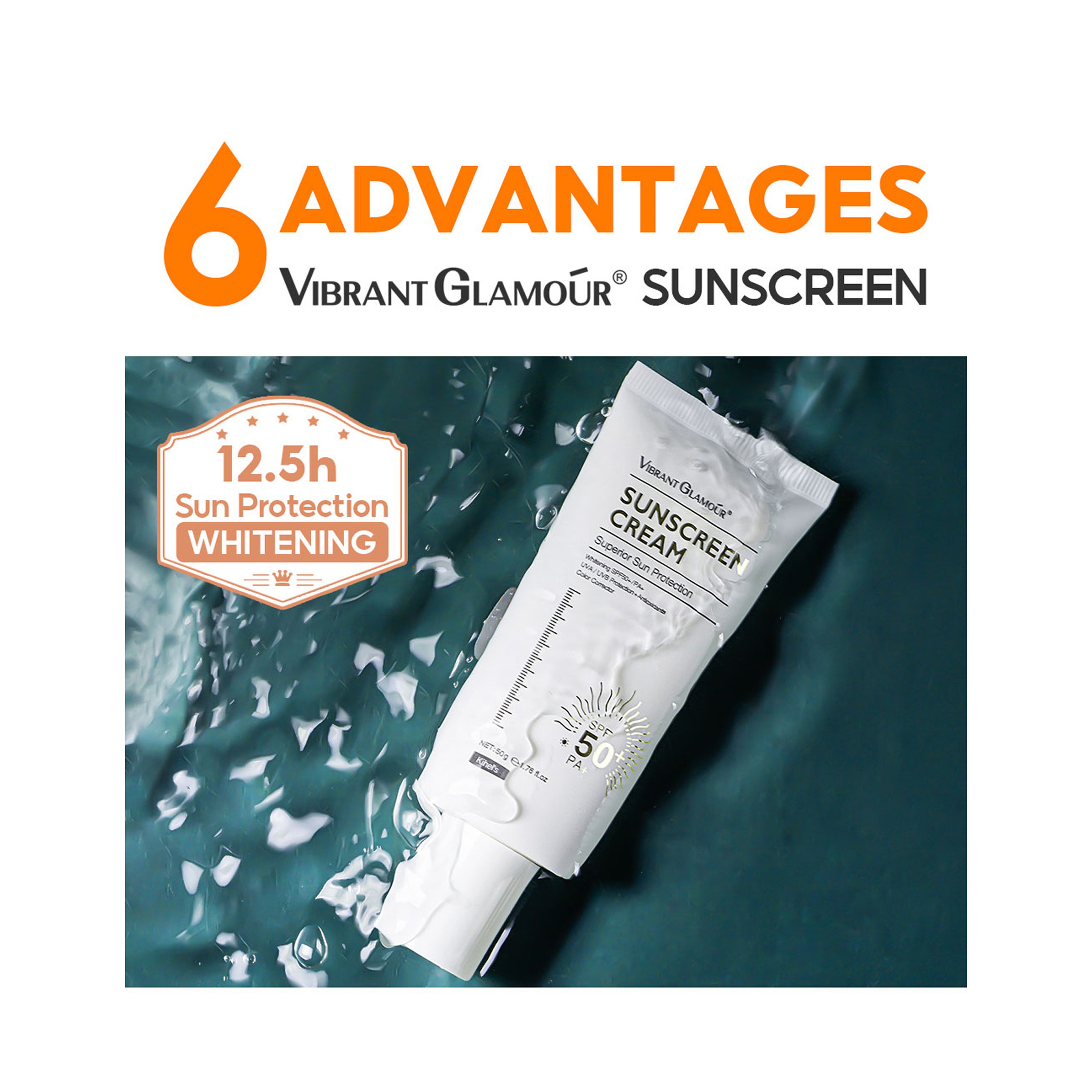 Vibrant Glamour Brightening Face Cream with Sunscreen 50 g