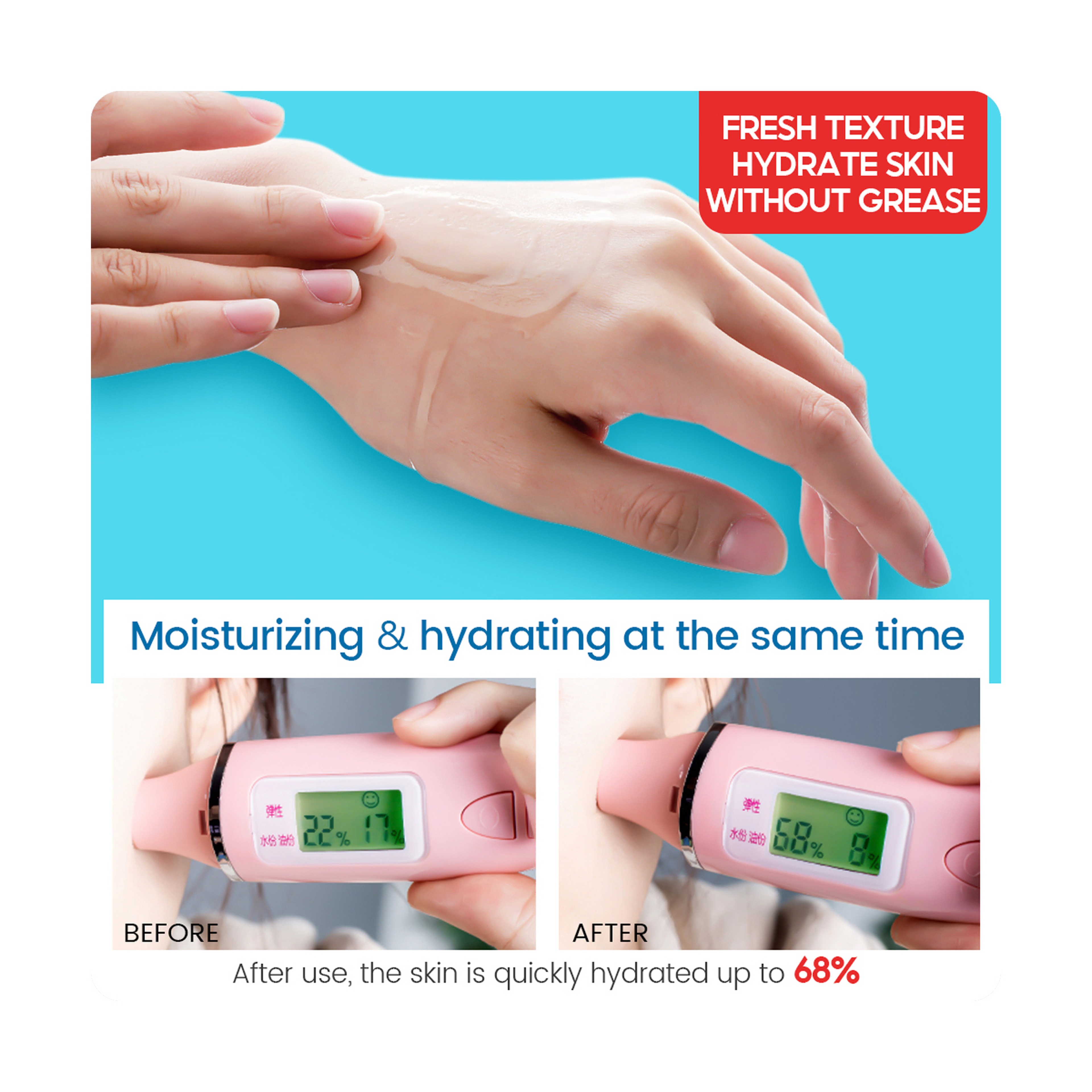 Vibrant Glamour Hyaluronic Acid Serum for Skin Improvement and Firming 15 ml