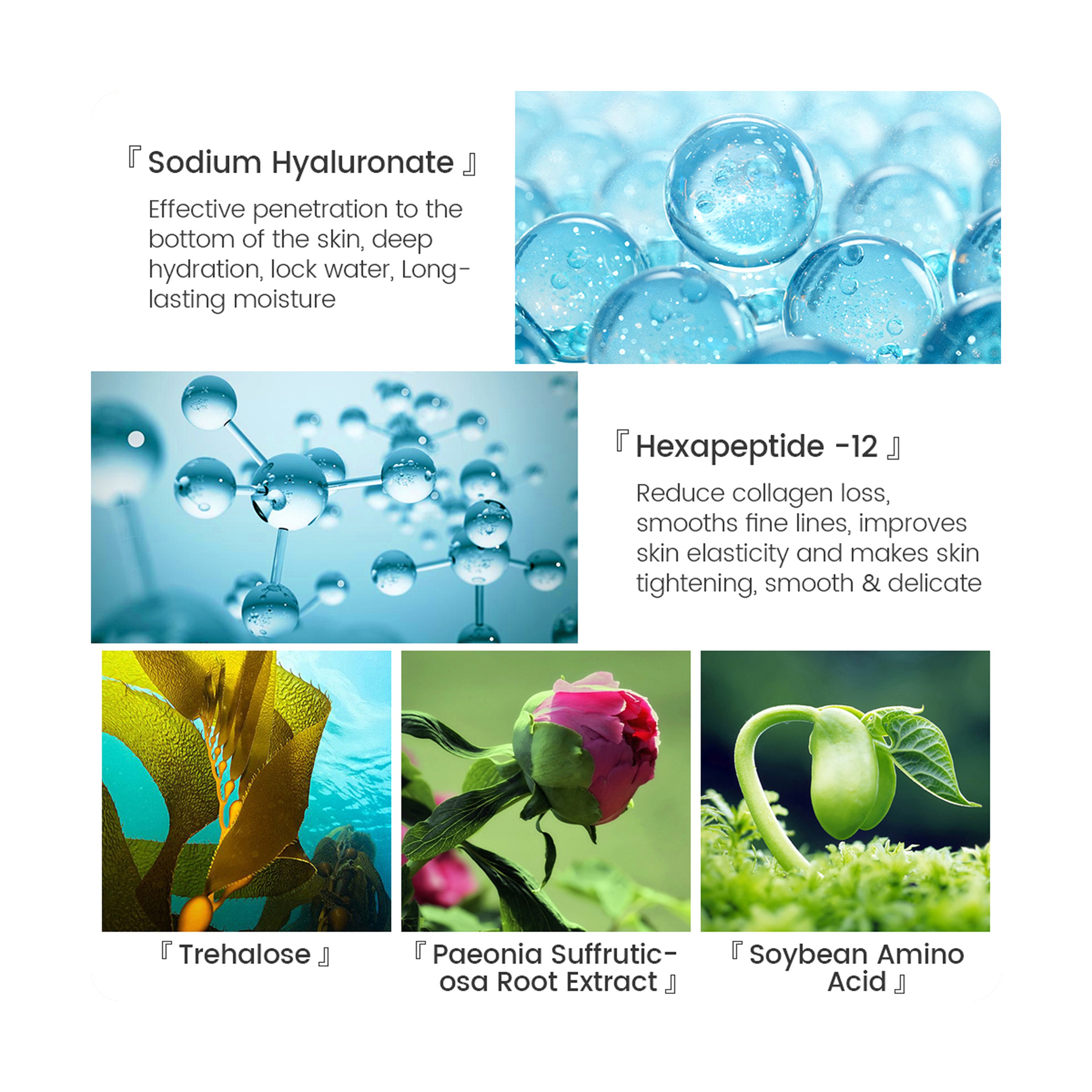 Vibrant Glamour Hyaluronic Acid Serum for Skin Improvement and Firming 15 ml