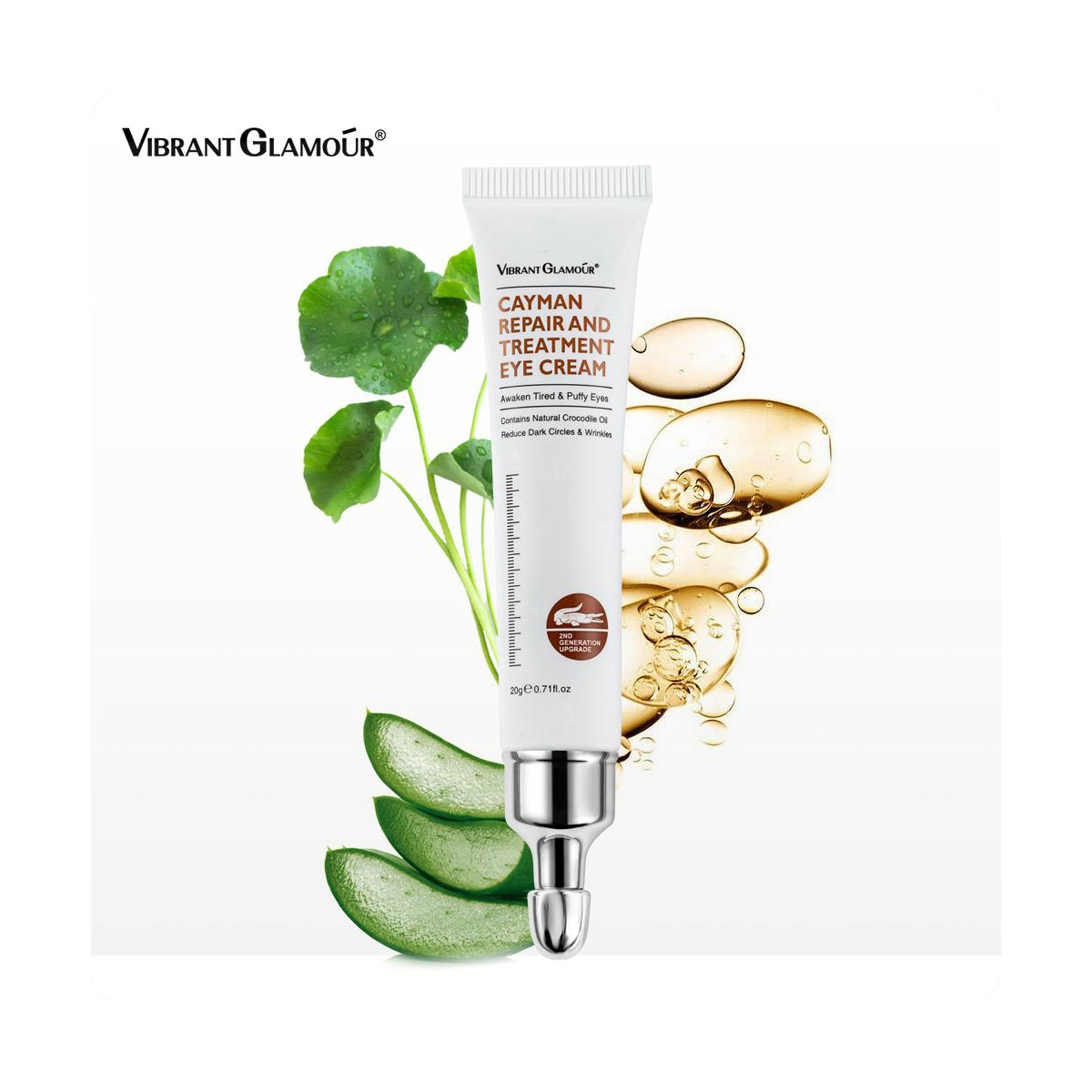 Vibrant Glamour Cayman Eye Cream Magic Formula for Dark Circles and Wrinkles 20 g