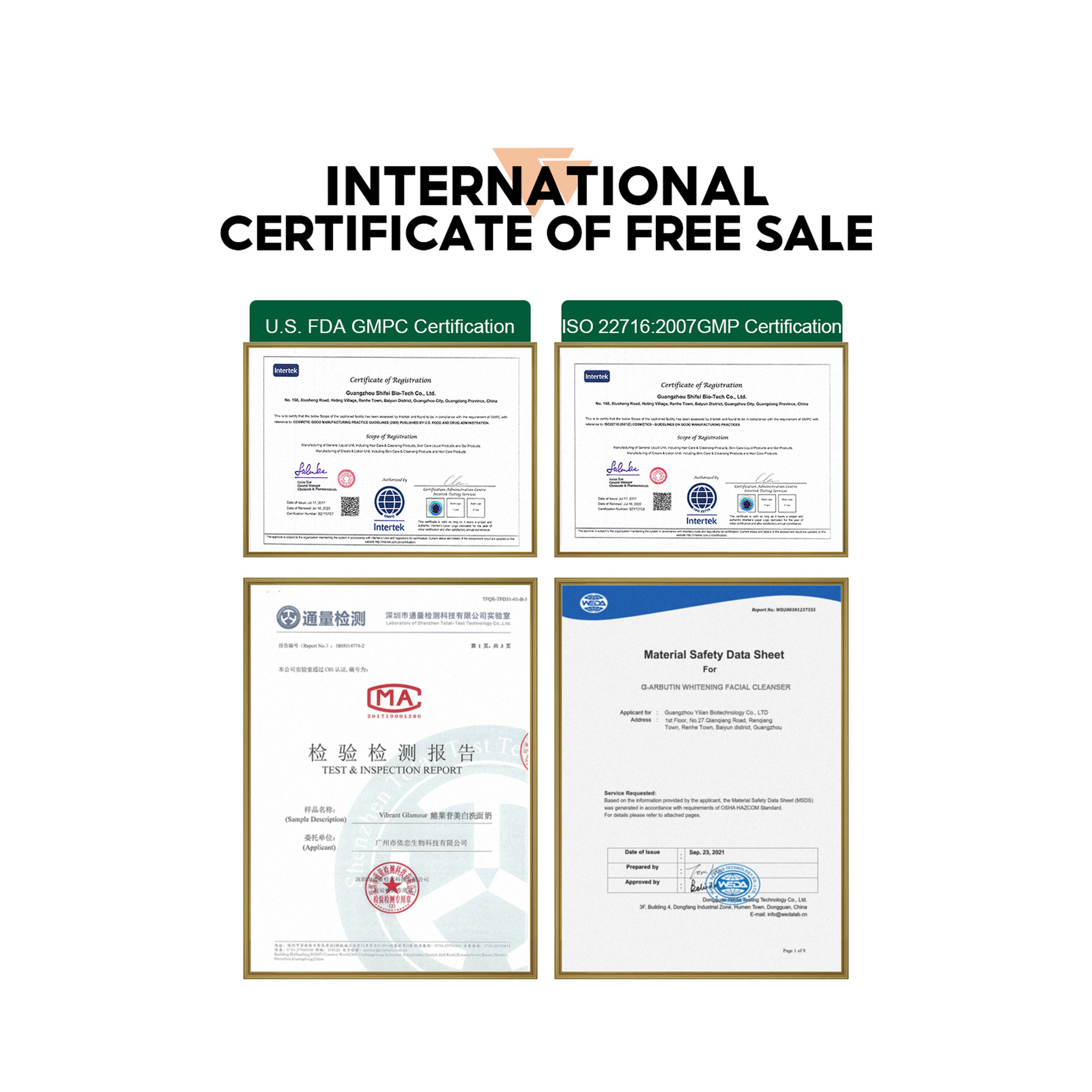 Vibrant Glamour Whitening Face Cleanser with Alpha Arbutin and Vitamin C 100 ml