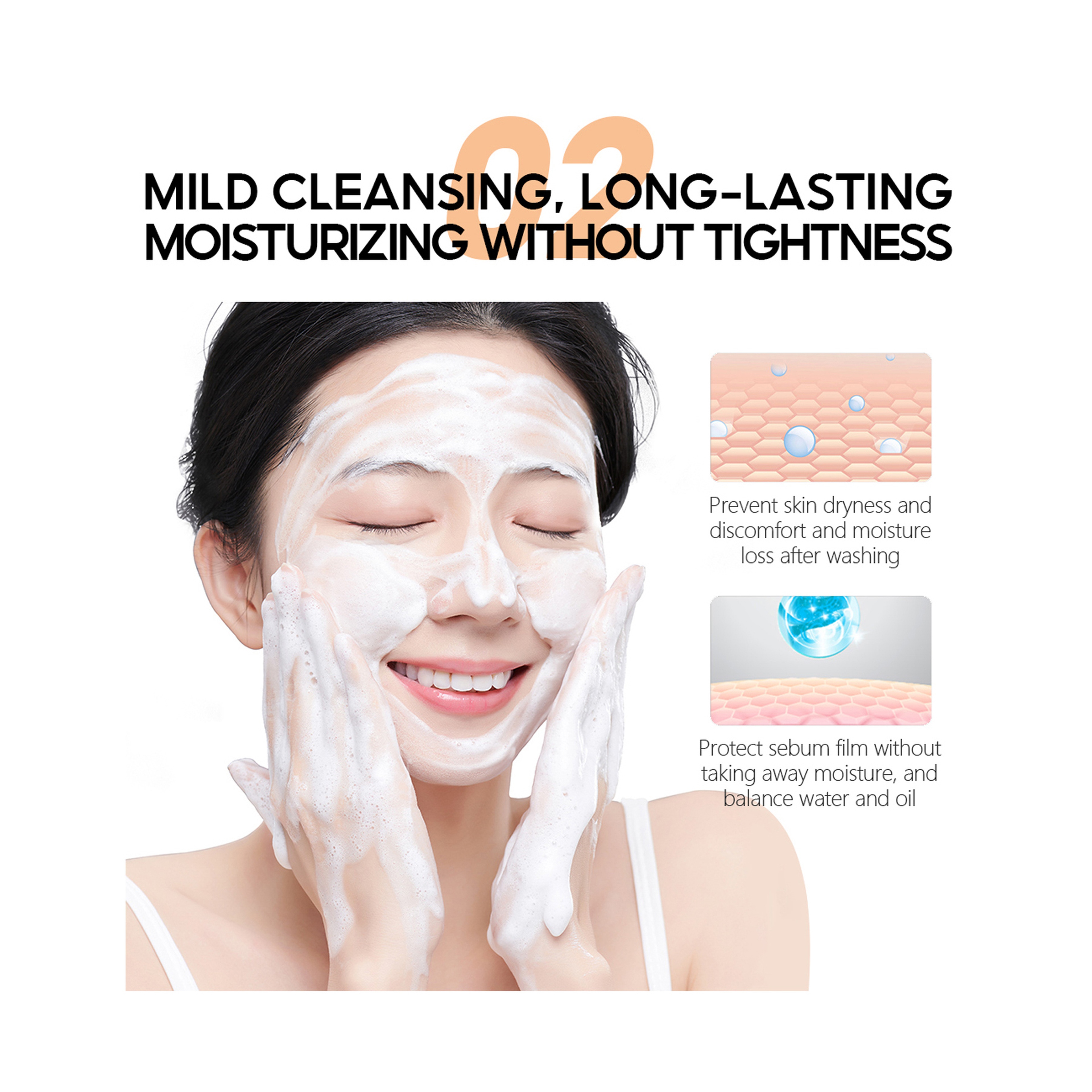 Vibrant Glamour Whitening Face Cleanser with Alpha Arbutin and Vitamin C 100 ml