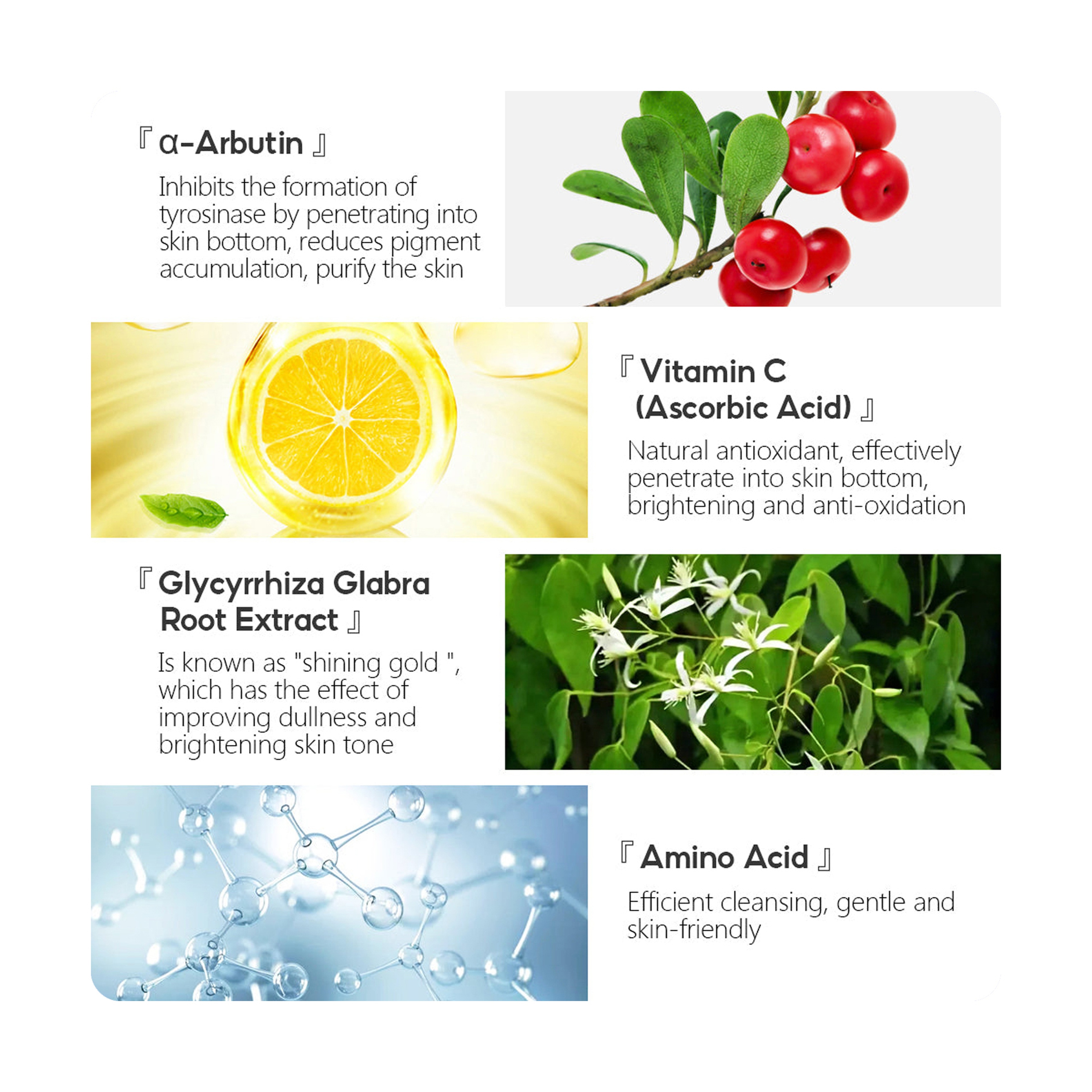 Vibrant Glamour Whitening Face Cleanser with Alpha Arbutin and Vitamin C 100 ml