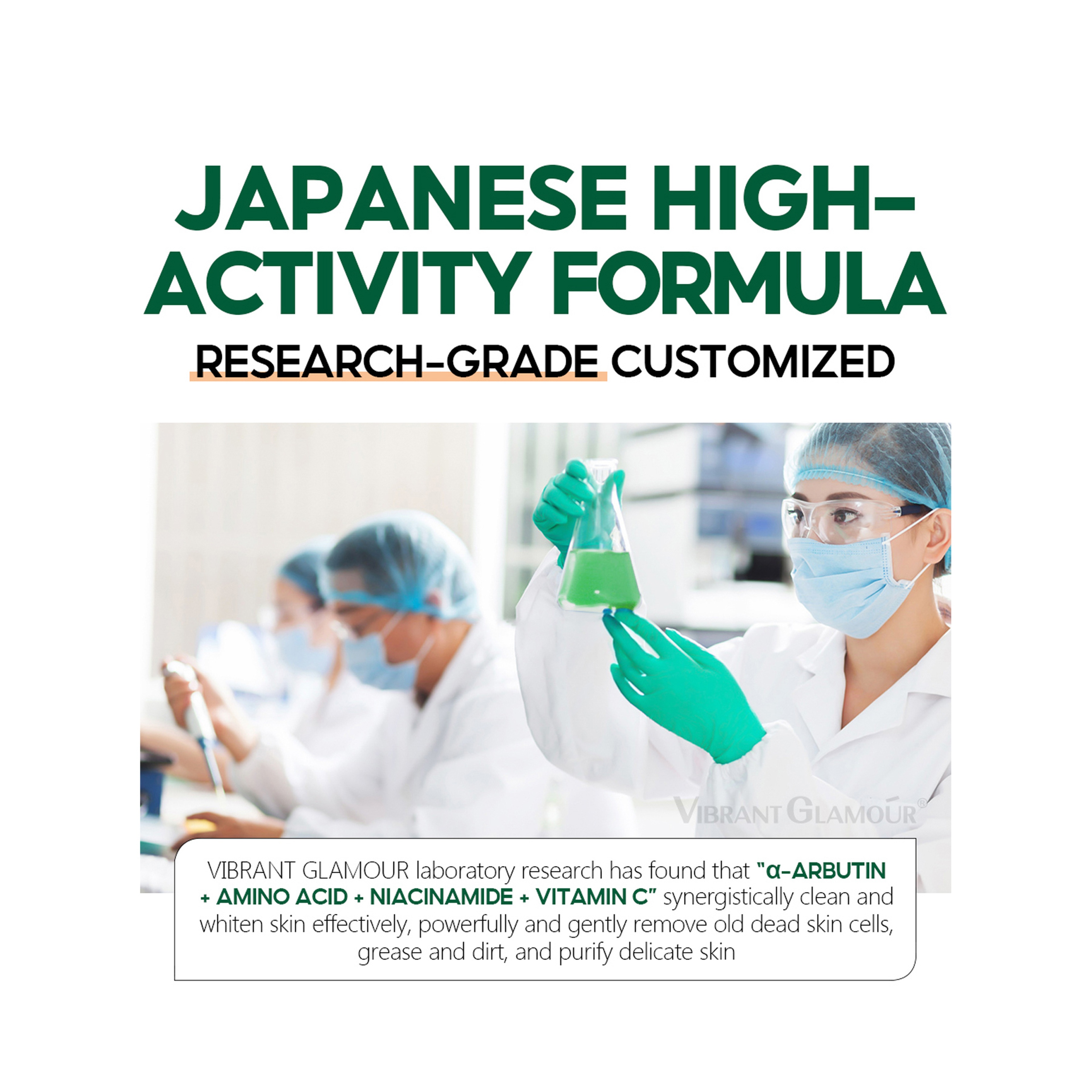 Vibrant Glamour Whitening Face Cleanser with Alpha Arbutin and Vitamin C 100 ml