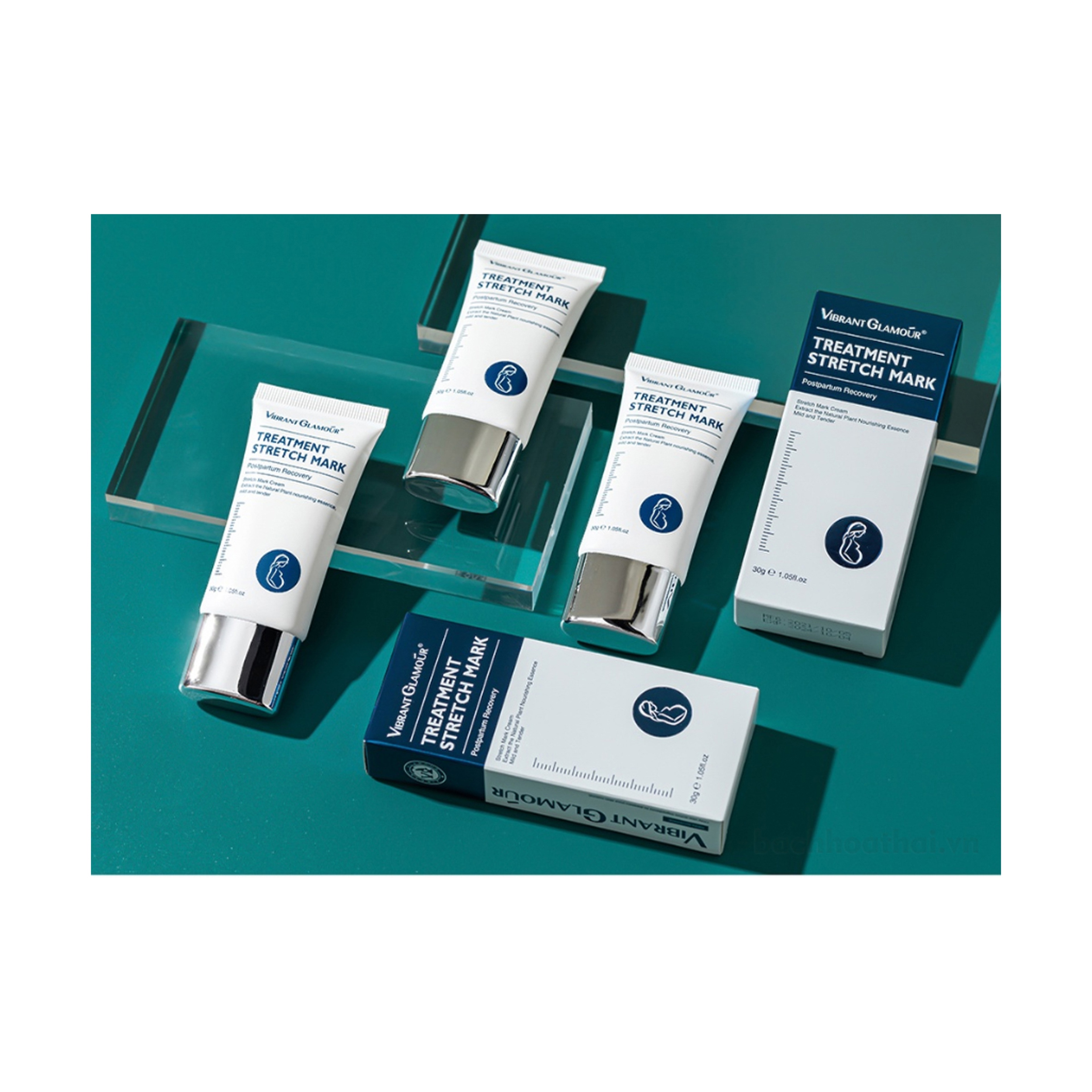 كريم فايبرنت جلامور لعلاج علامات التمدد  ومضاد للشيخوخة 30 جرام