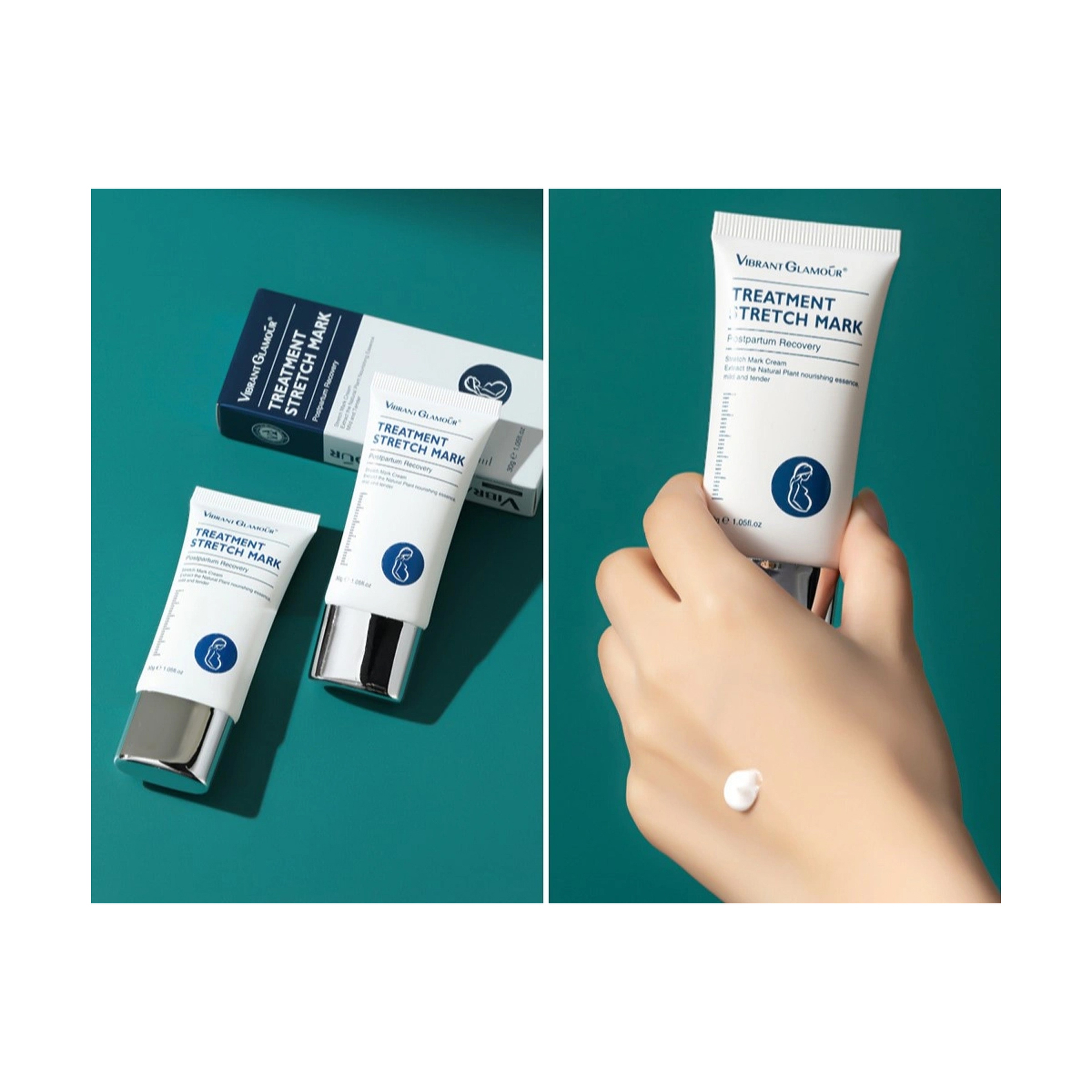 كريم فايبرنت جلامور لعلاج علامات التمدد  ومضاد للشيخوخة 30 جرام