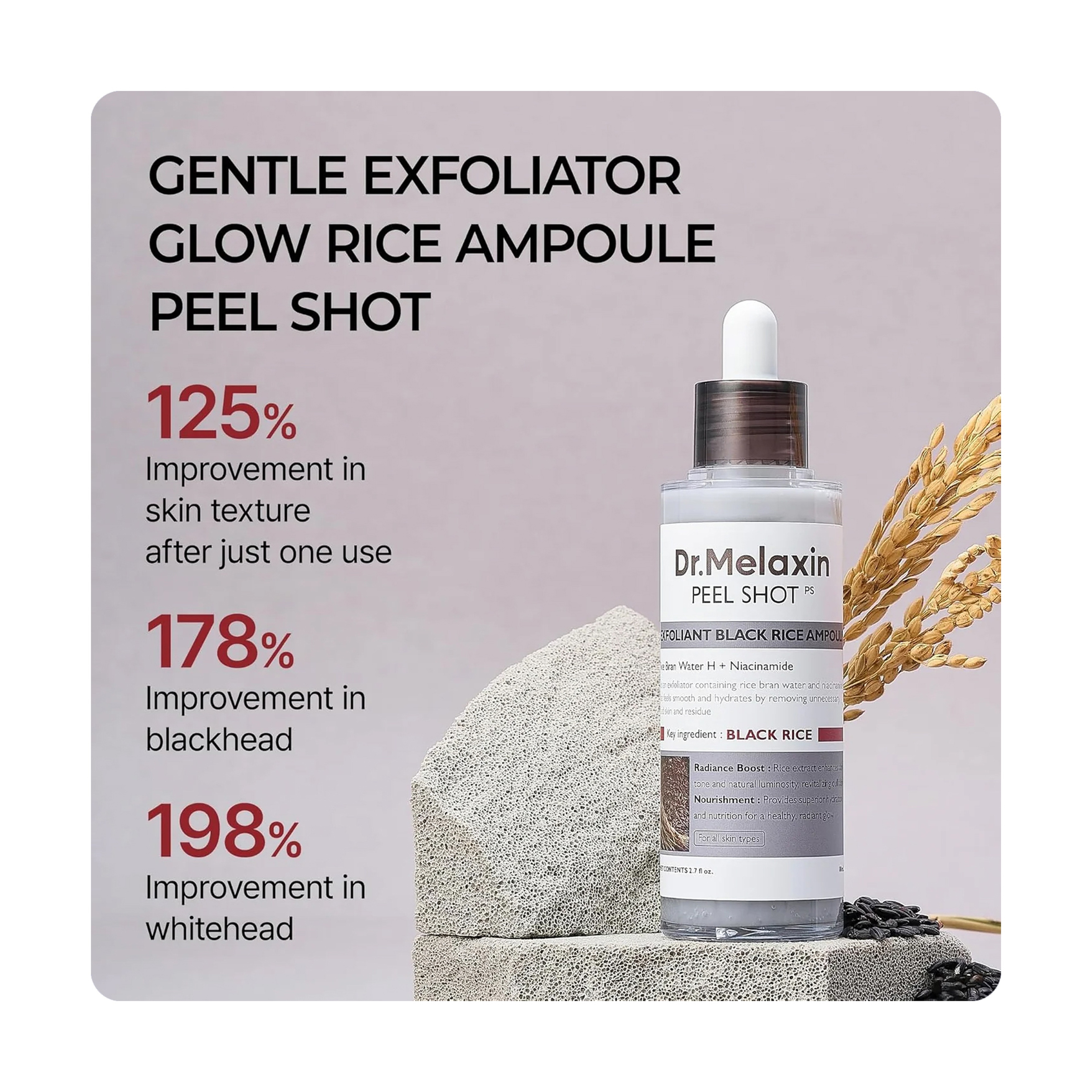 Dr.Melaxin Black Rice Peeling Ampoule