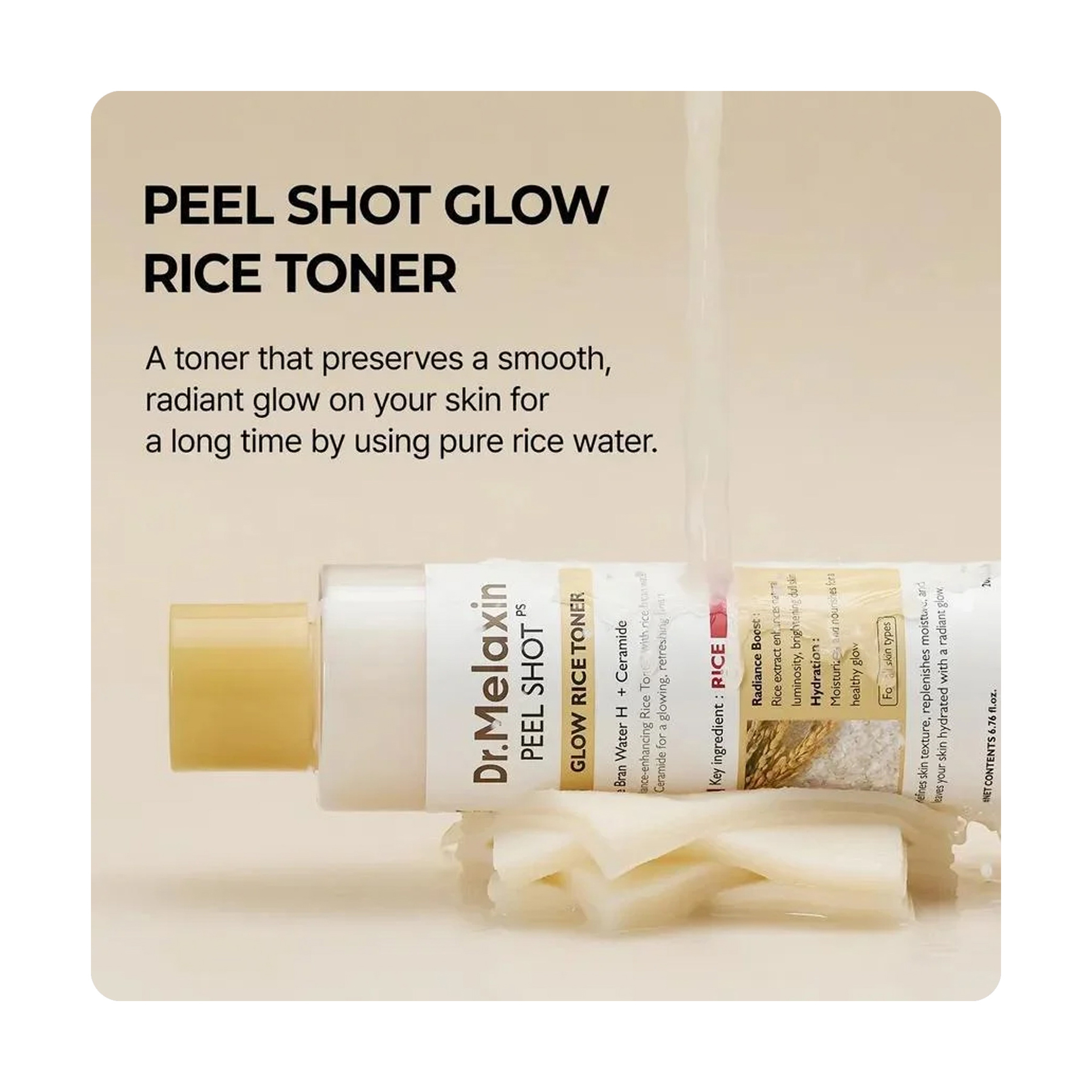 Dr.Melaxin Rice Bran Toner 200ml