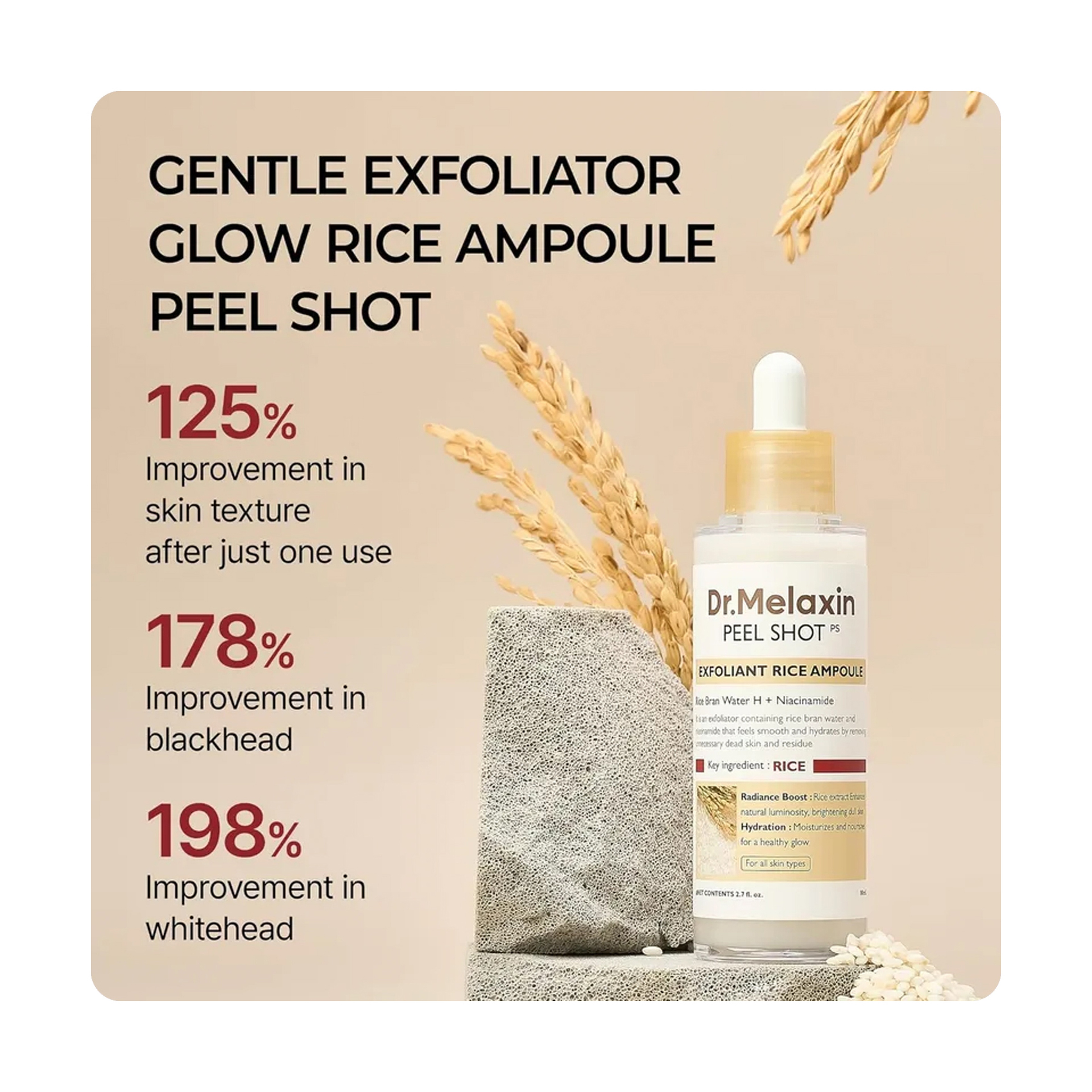 Dr.Melaxin White Rice Peeling Ampoule