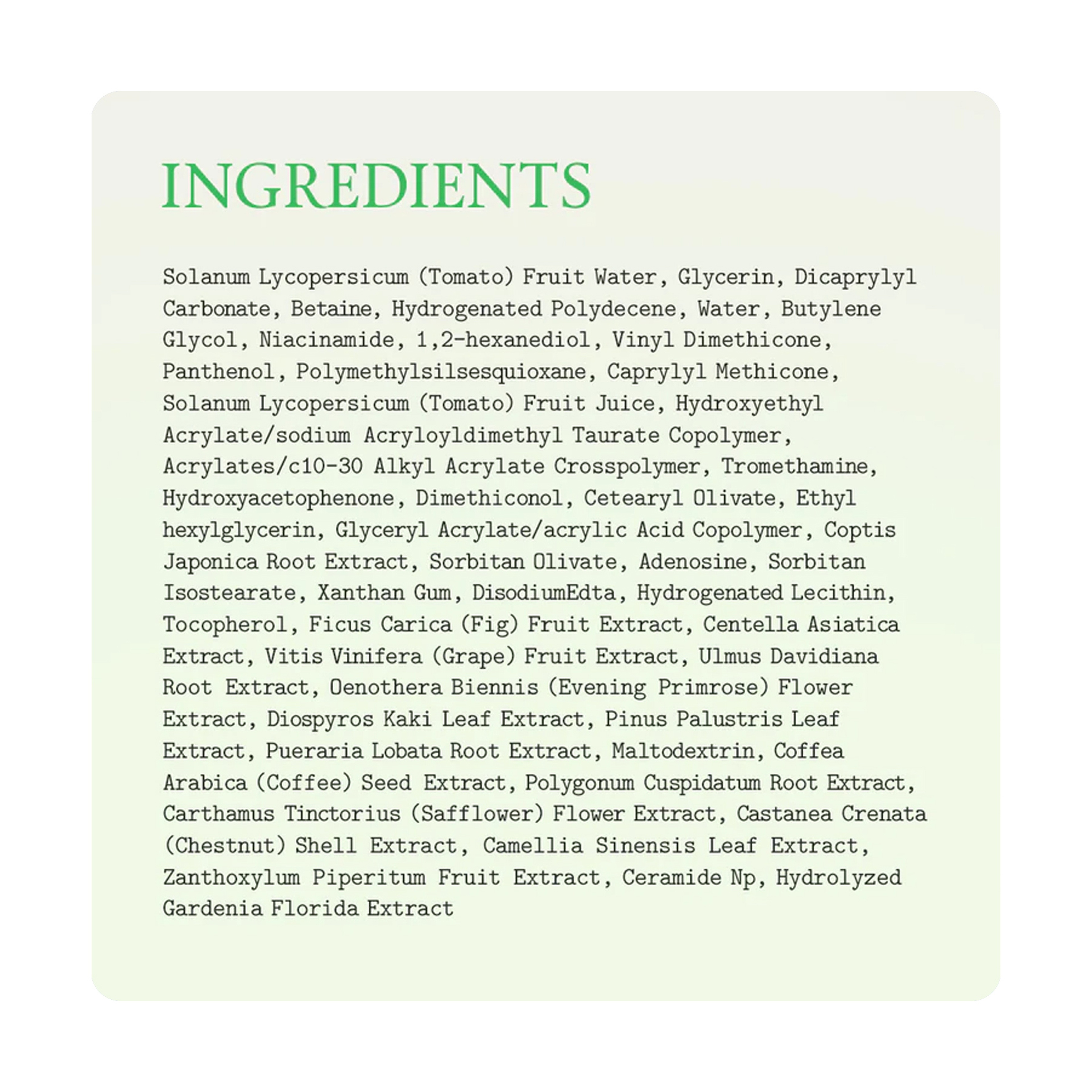 Fully Green Tomato Cream