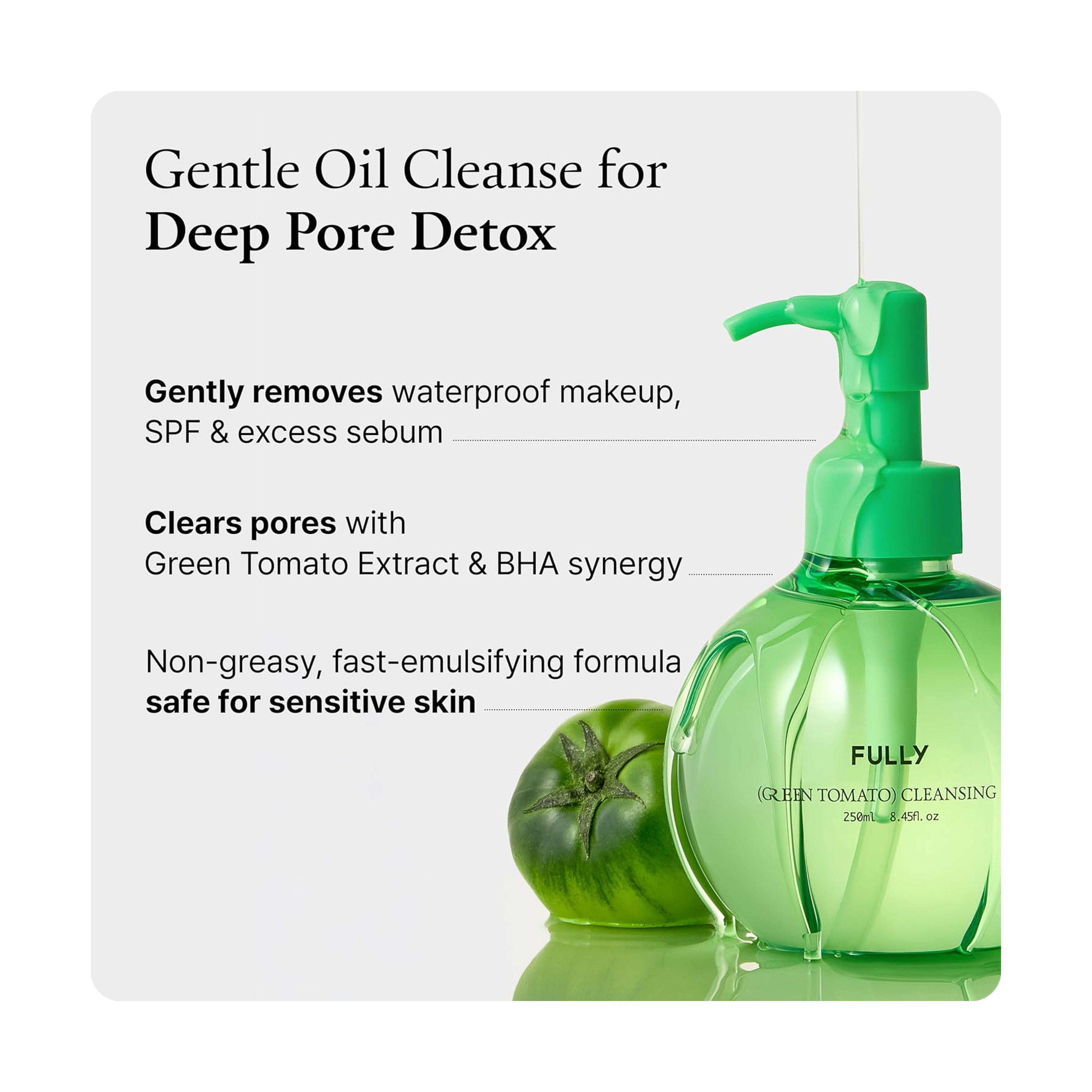 Fully Green Tomato Cleansing Oil