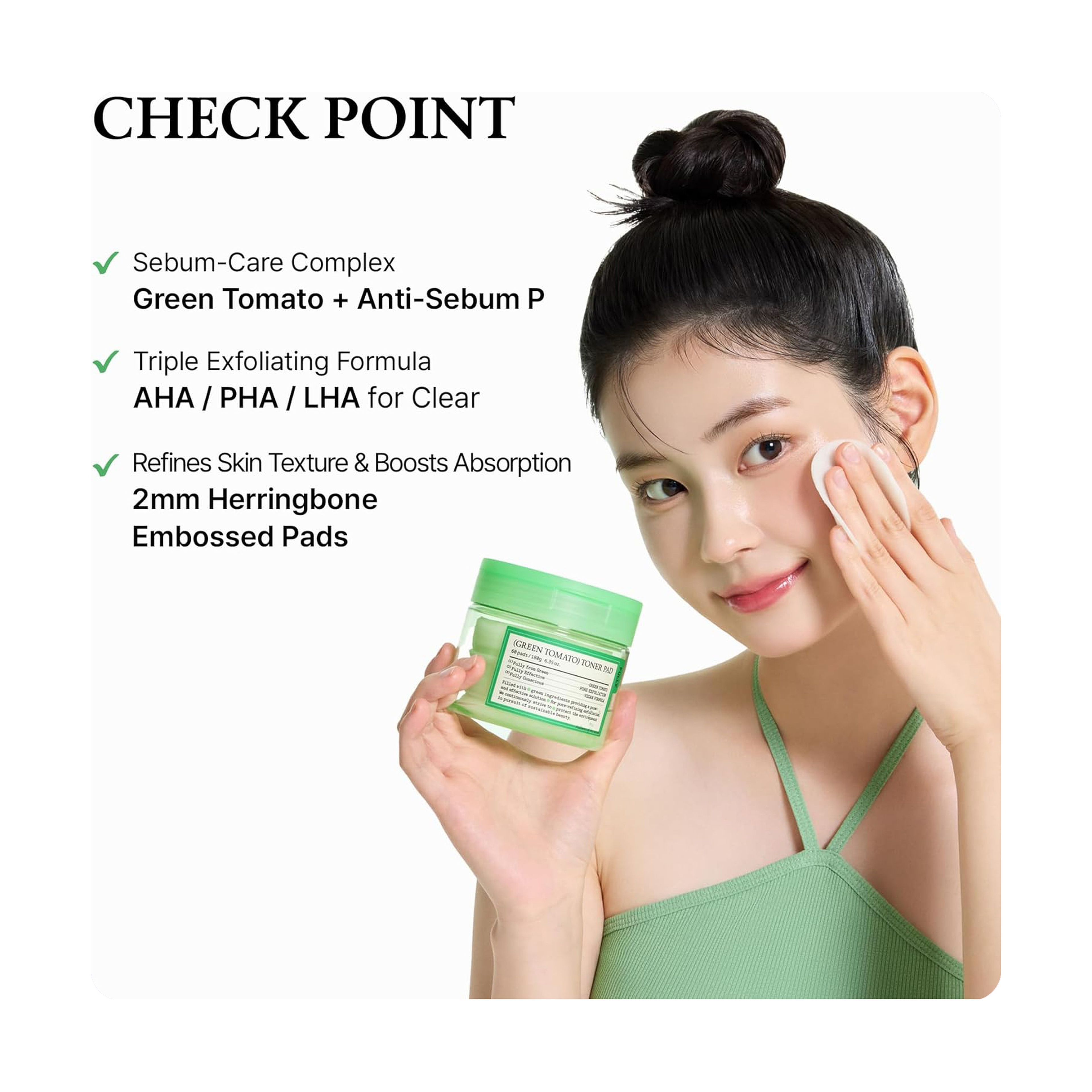 Fully Green Tomato Toner Pads