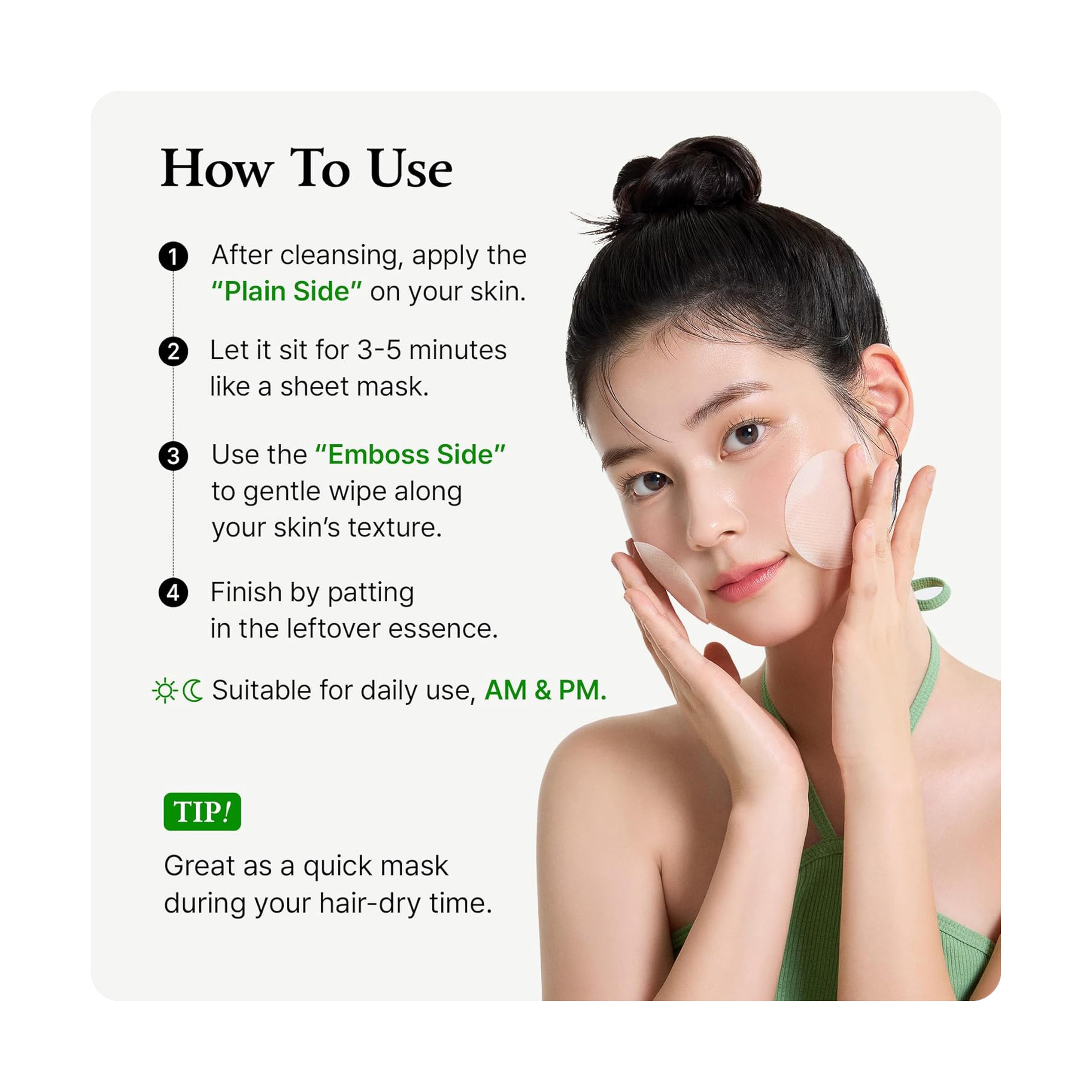 Fully Green Tomato Toner Pads