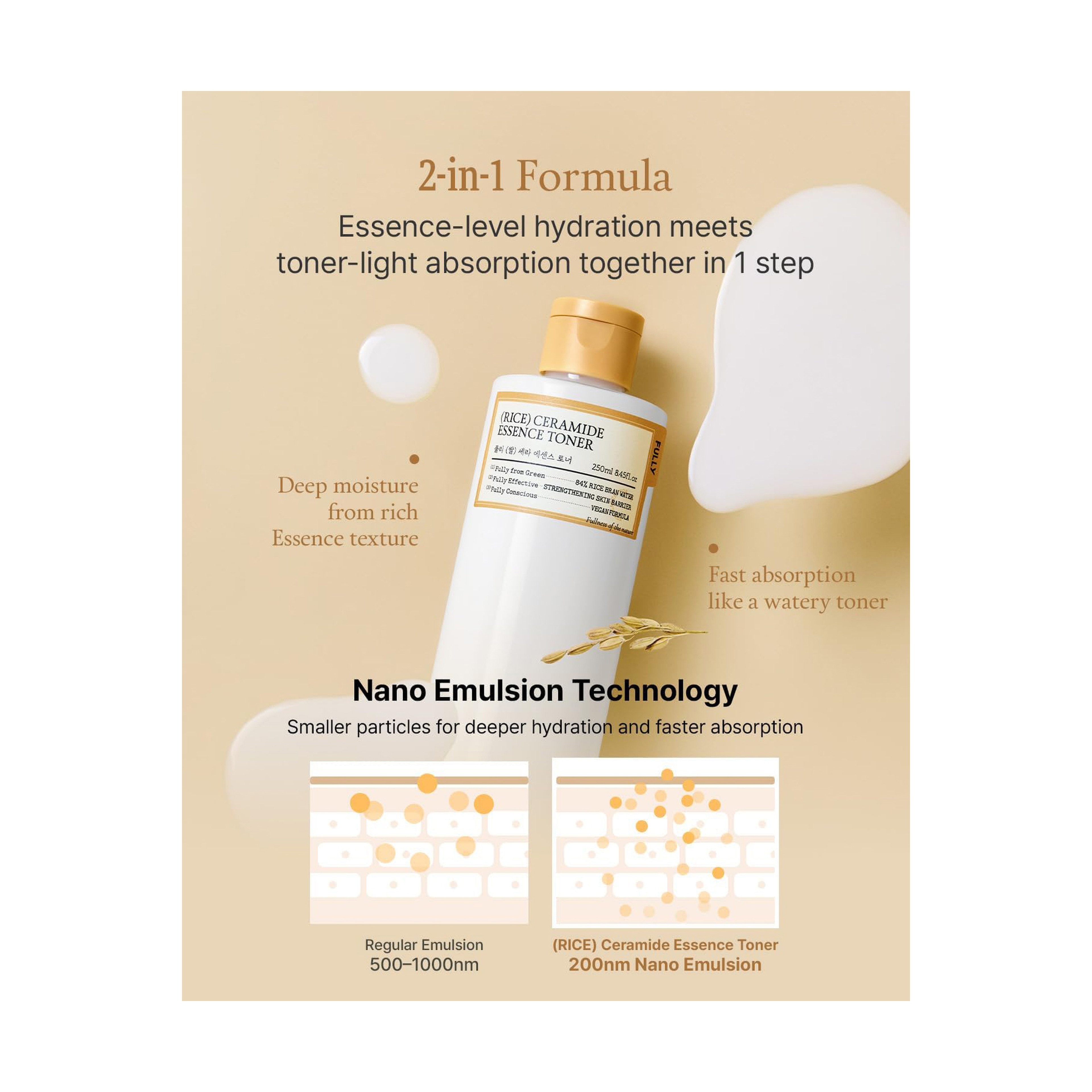 Fully Rice Ceramide Toner