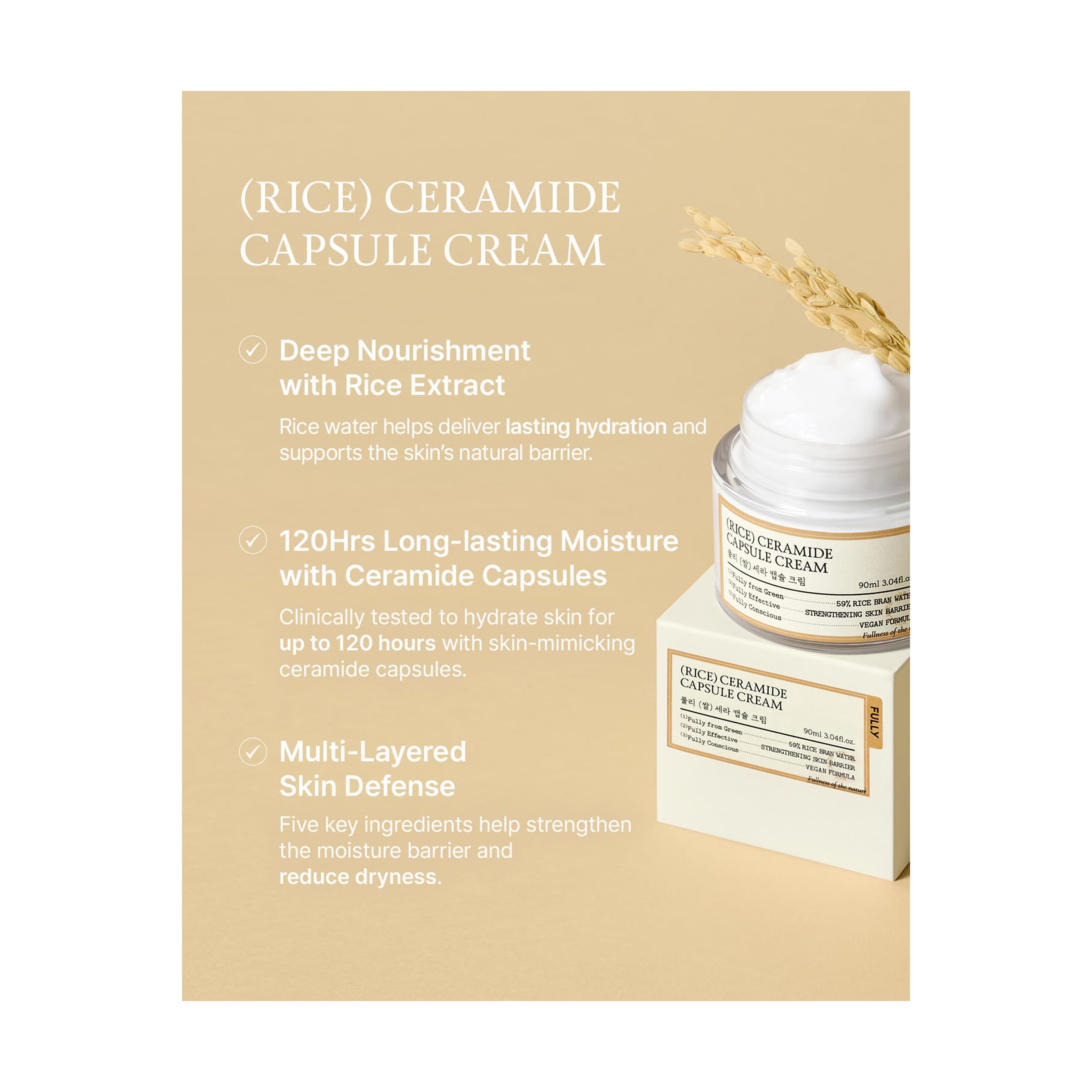 Fully Rice Ceramide Cream