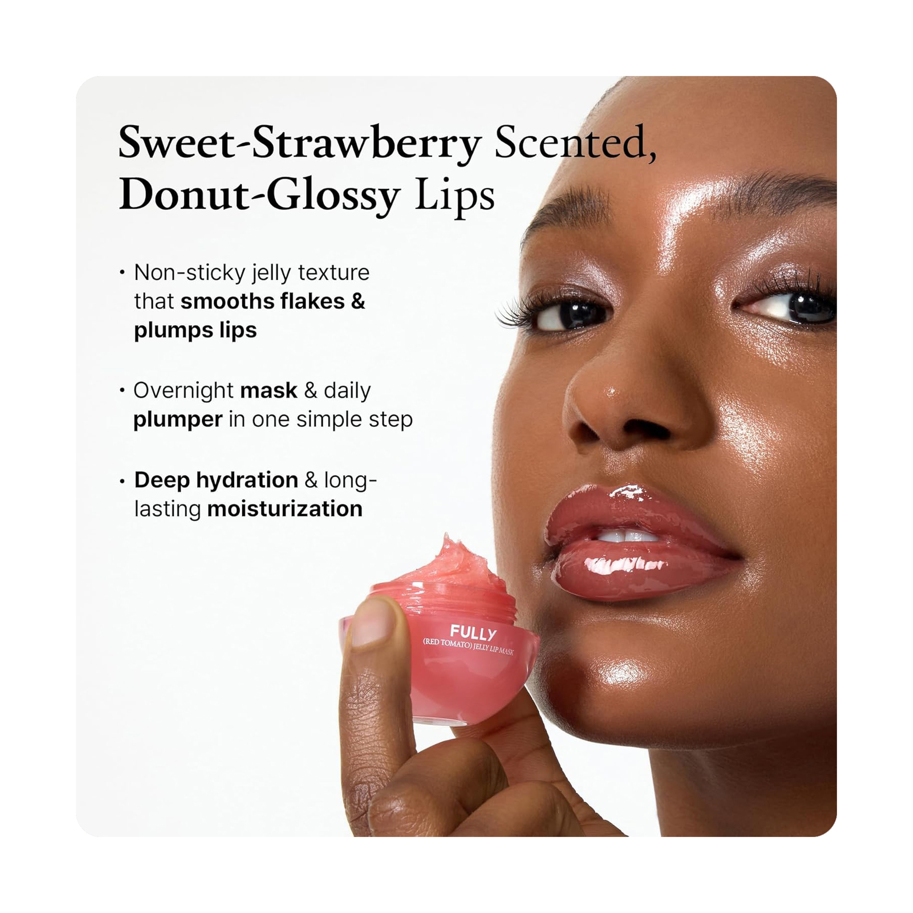 Fully Red Tomato Lip Mask