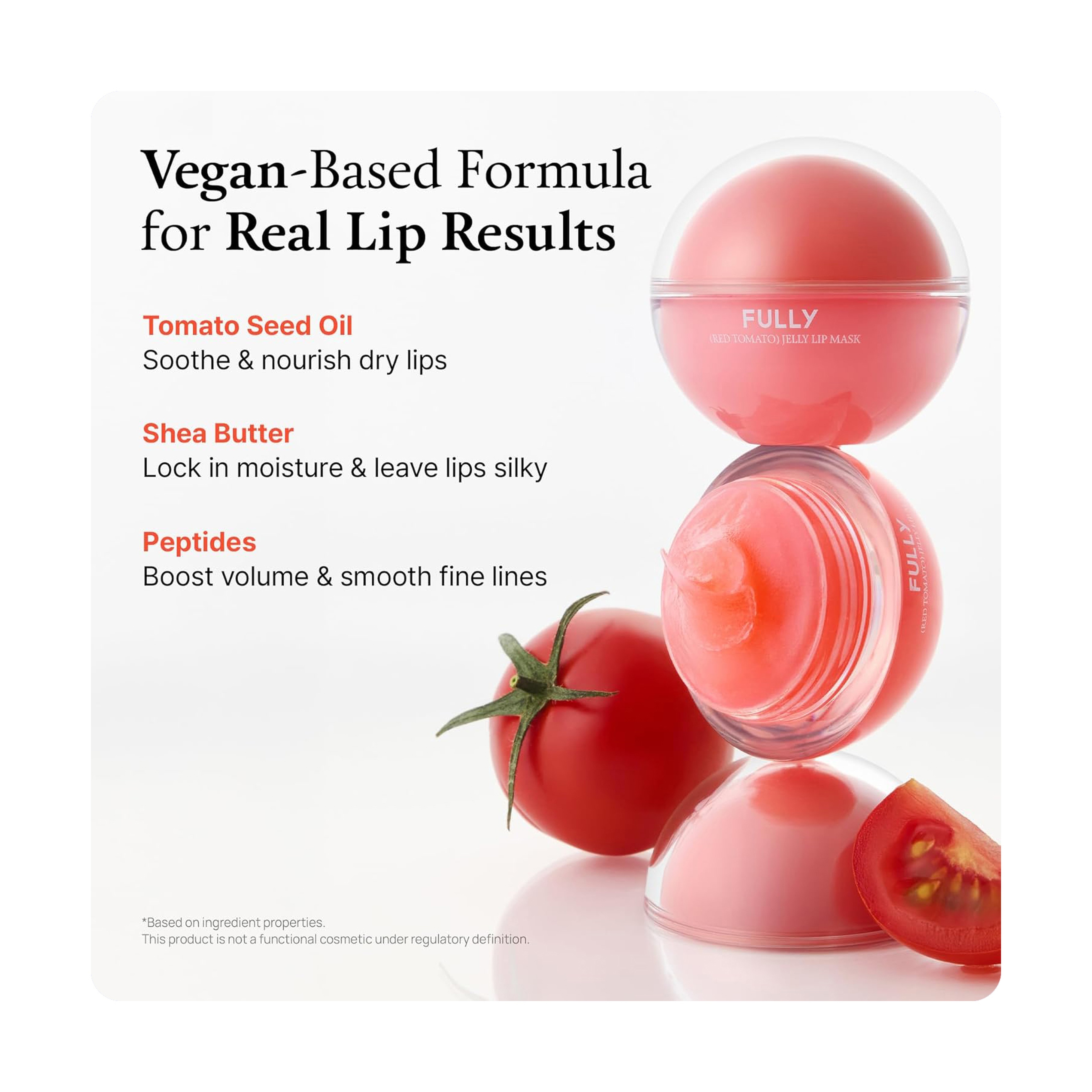 Fully Red Tomato Lip Mask