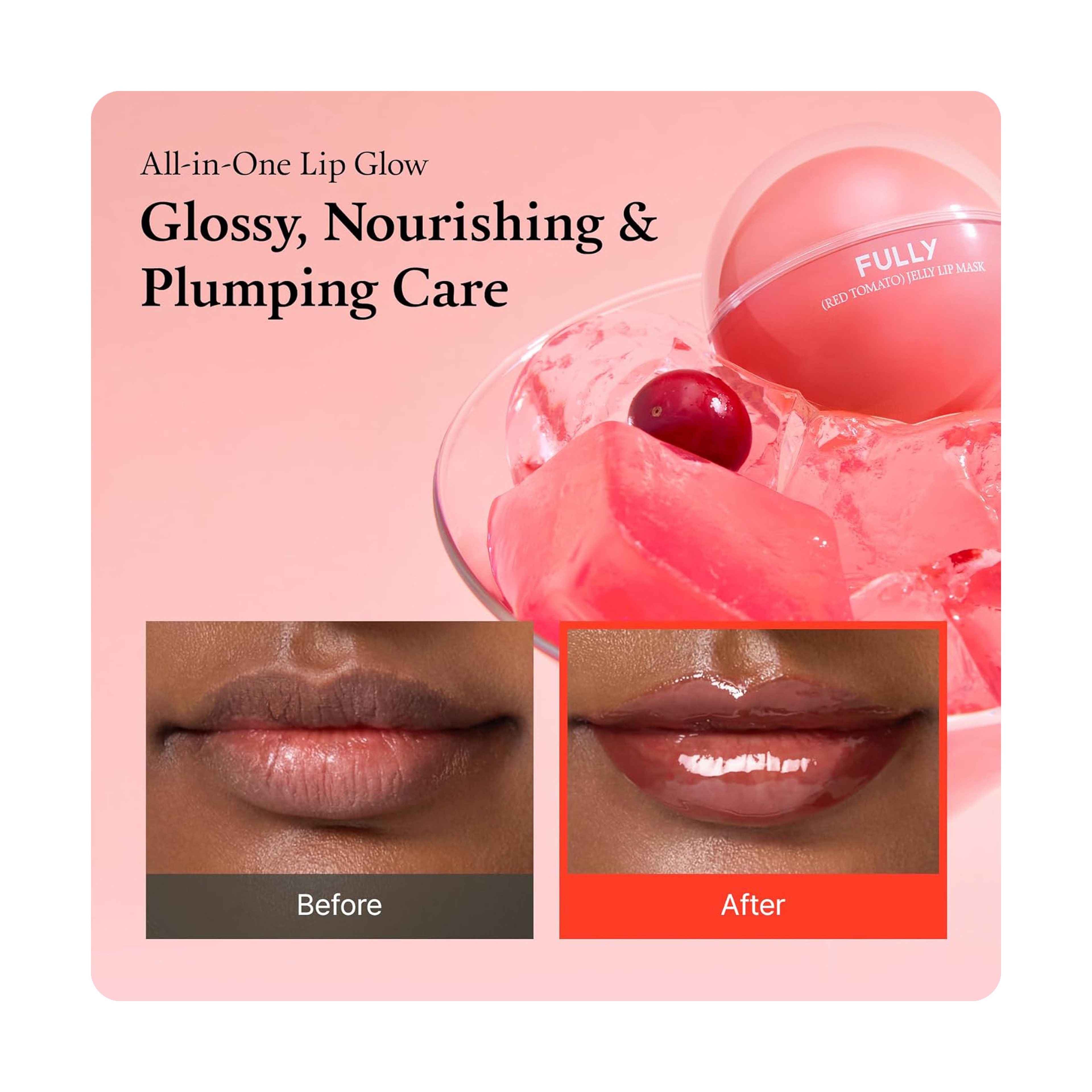 Fully Red Tomato Lip Mask