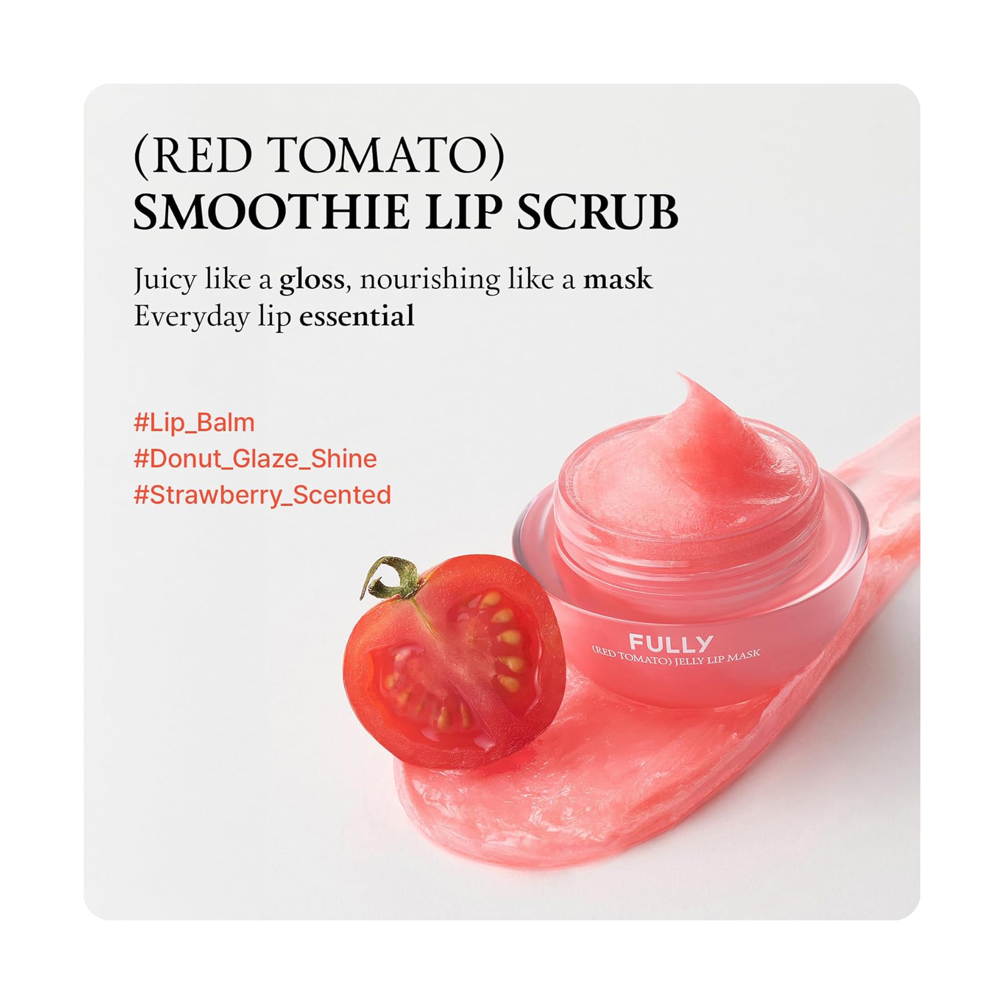 Fully Red Tomato Lip Mask