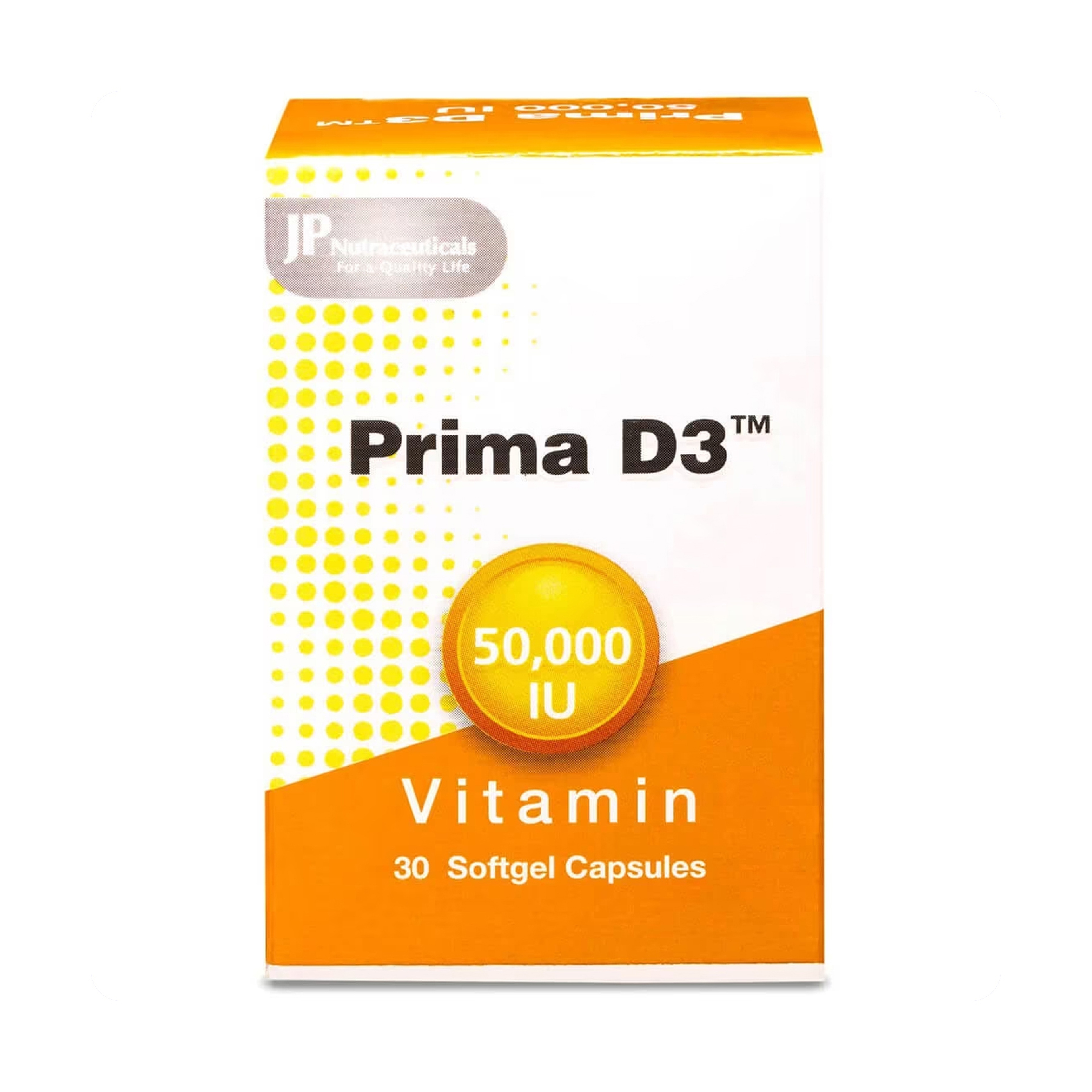 Prima Vitamin D3 50000 Iu For Bone Health -30 Capsules