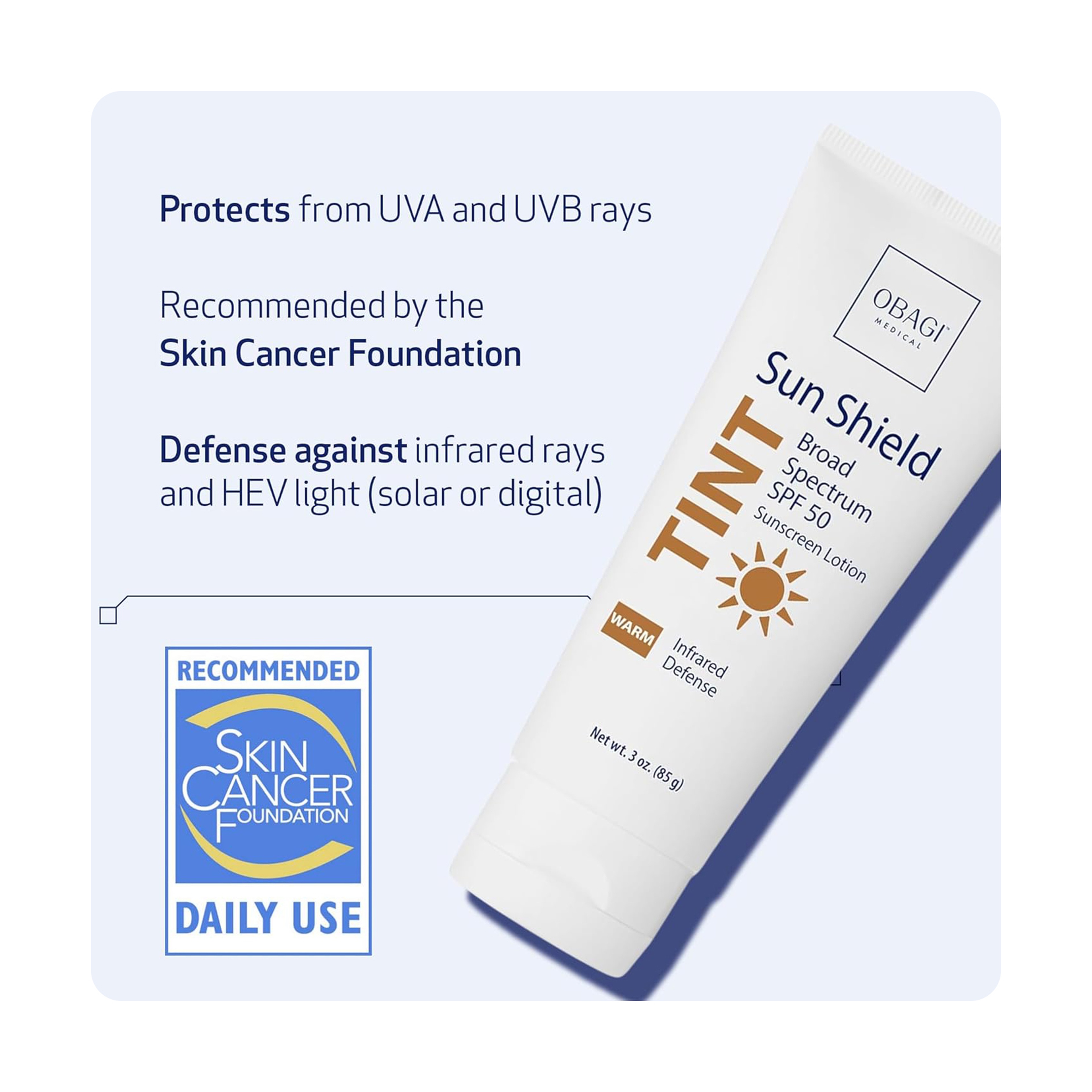 أوباجي صن شيلد تينت وورم SPF50