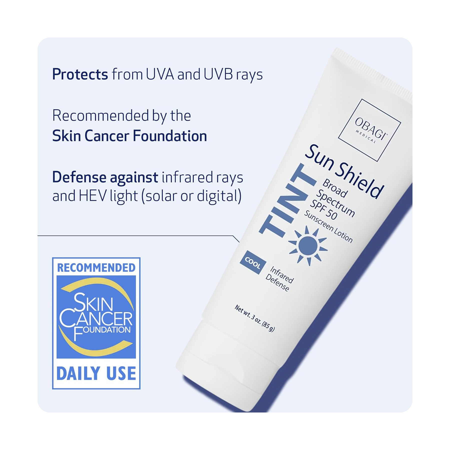 أوباجي صن شيلد تينت كول SPF50