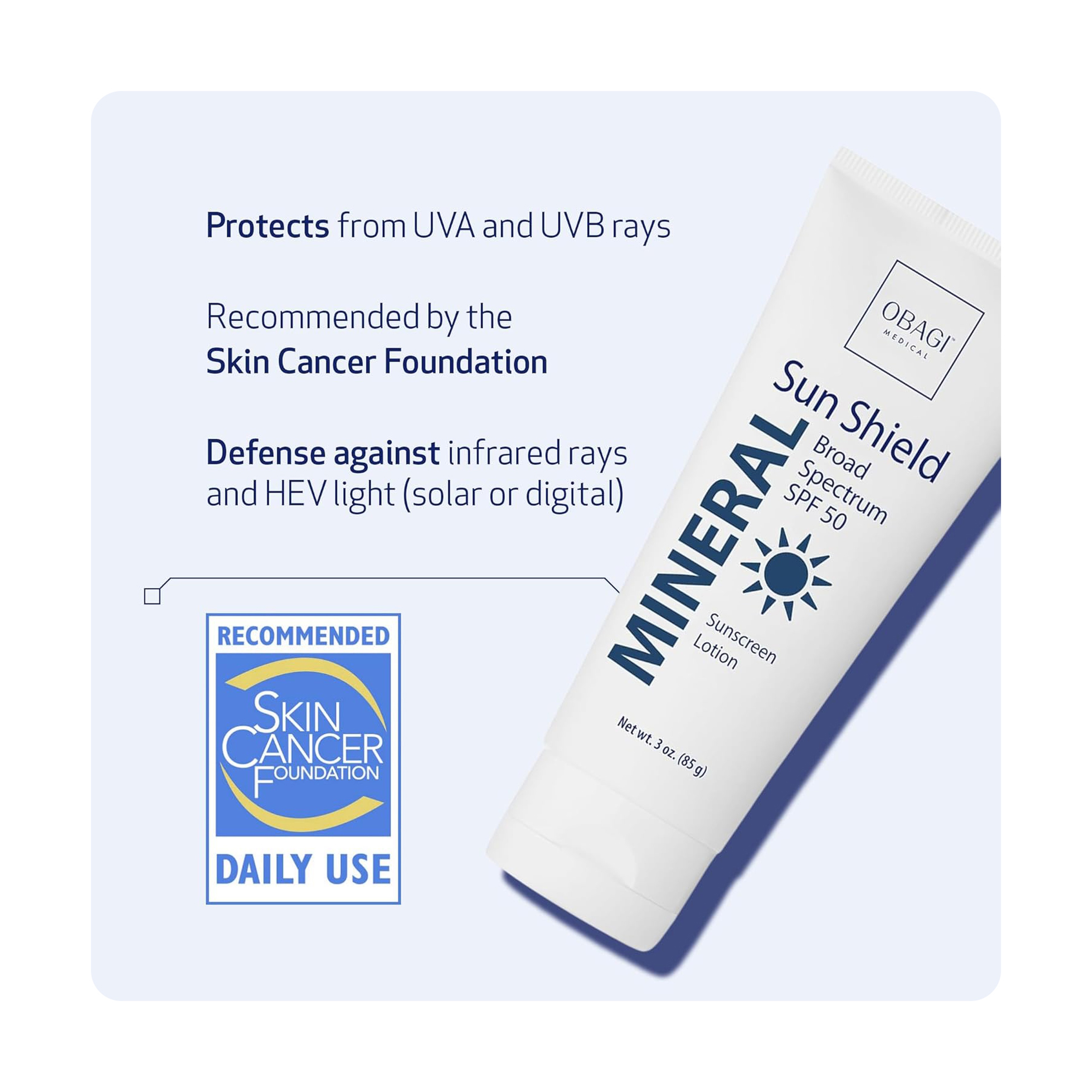 Obagi Sun Shield Mineral Spf50 85G