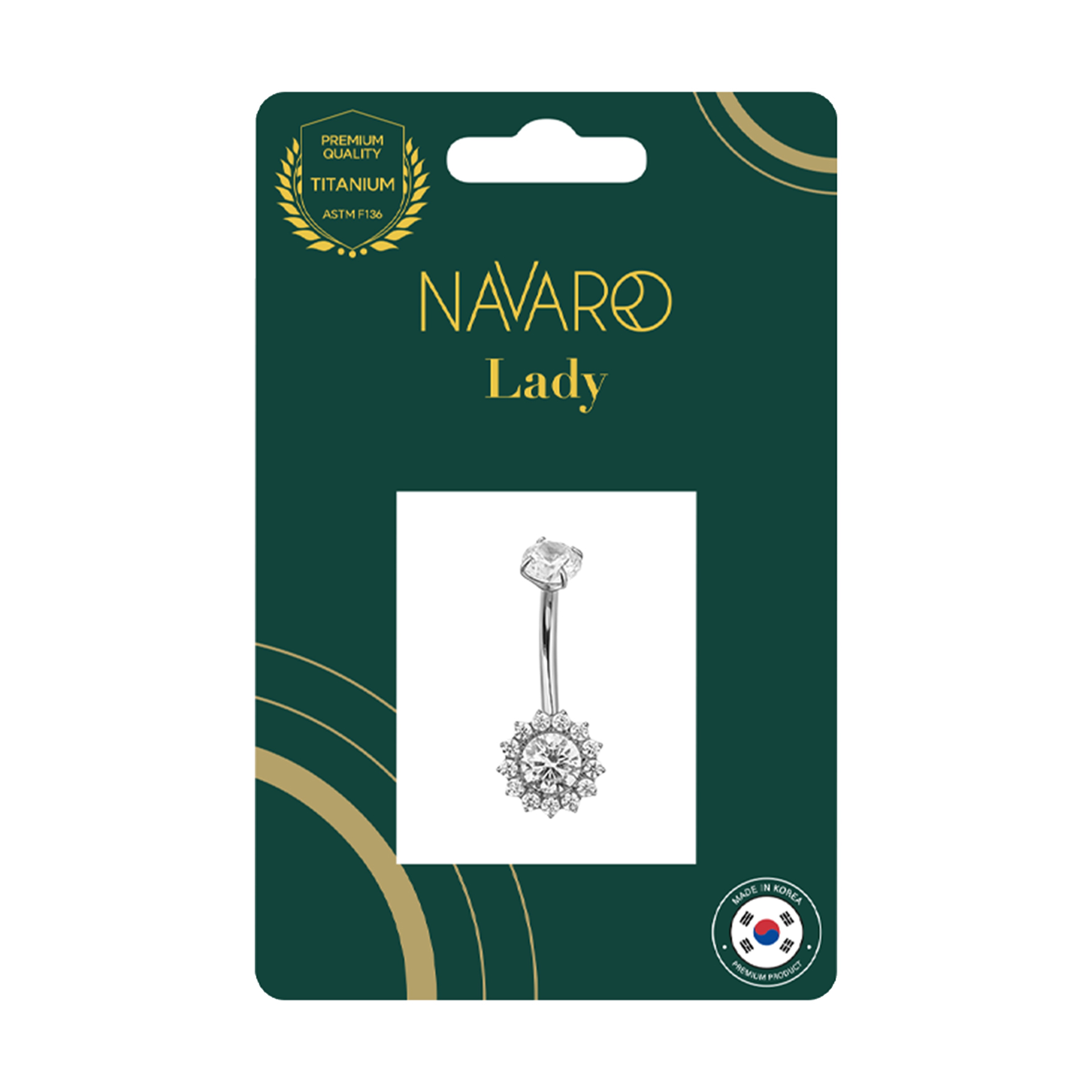 نافارو بيرسينغ تيتانيوم - NPL-S002