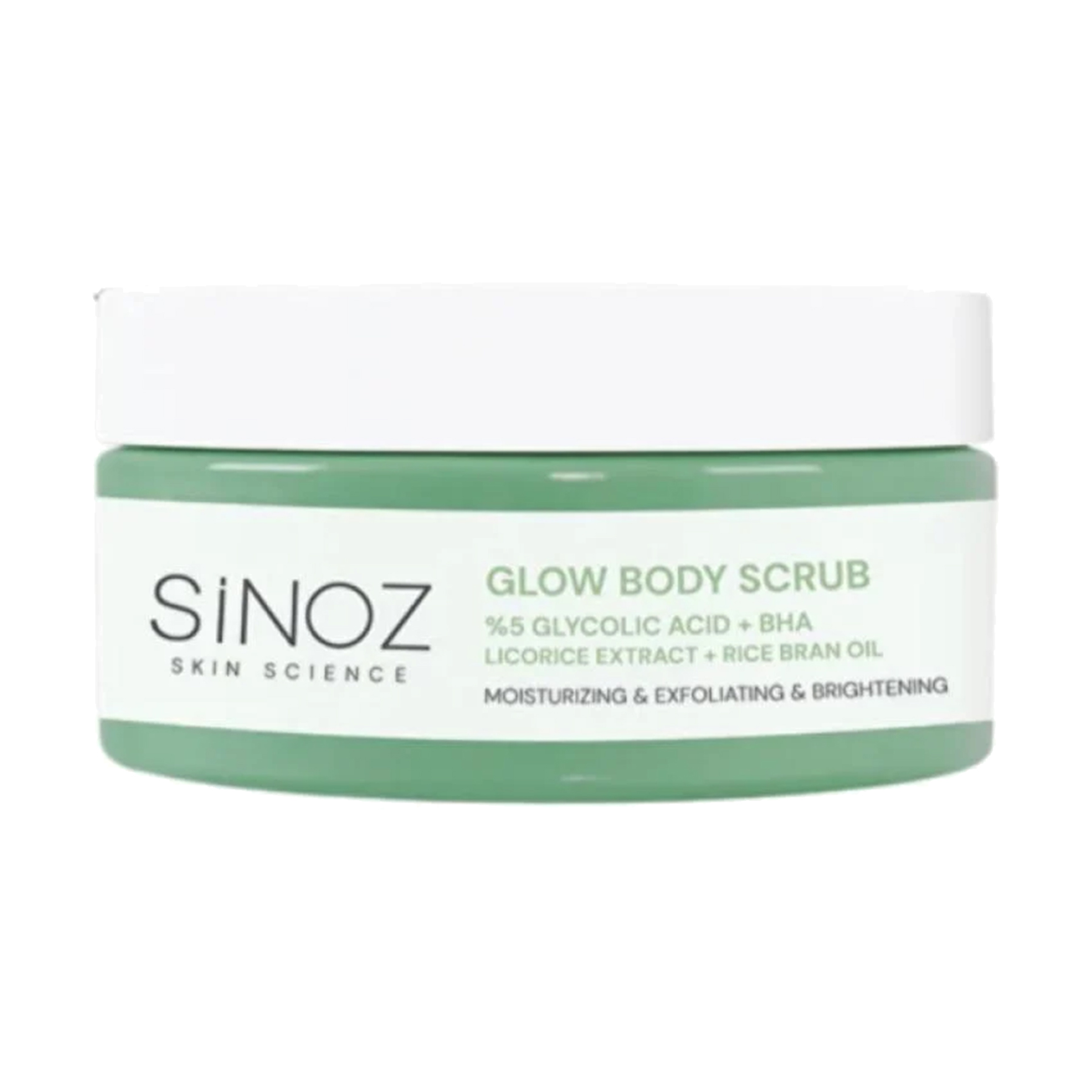 Sinoz Glow Body Scrub Glycolic 5%