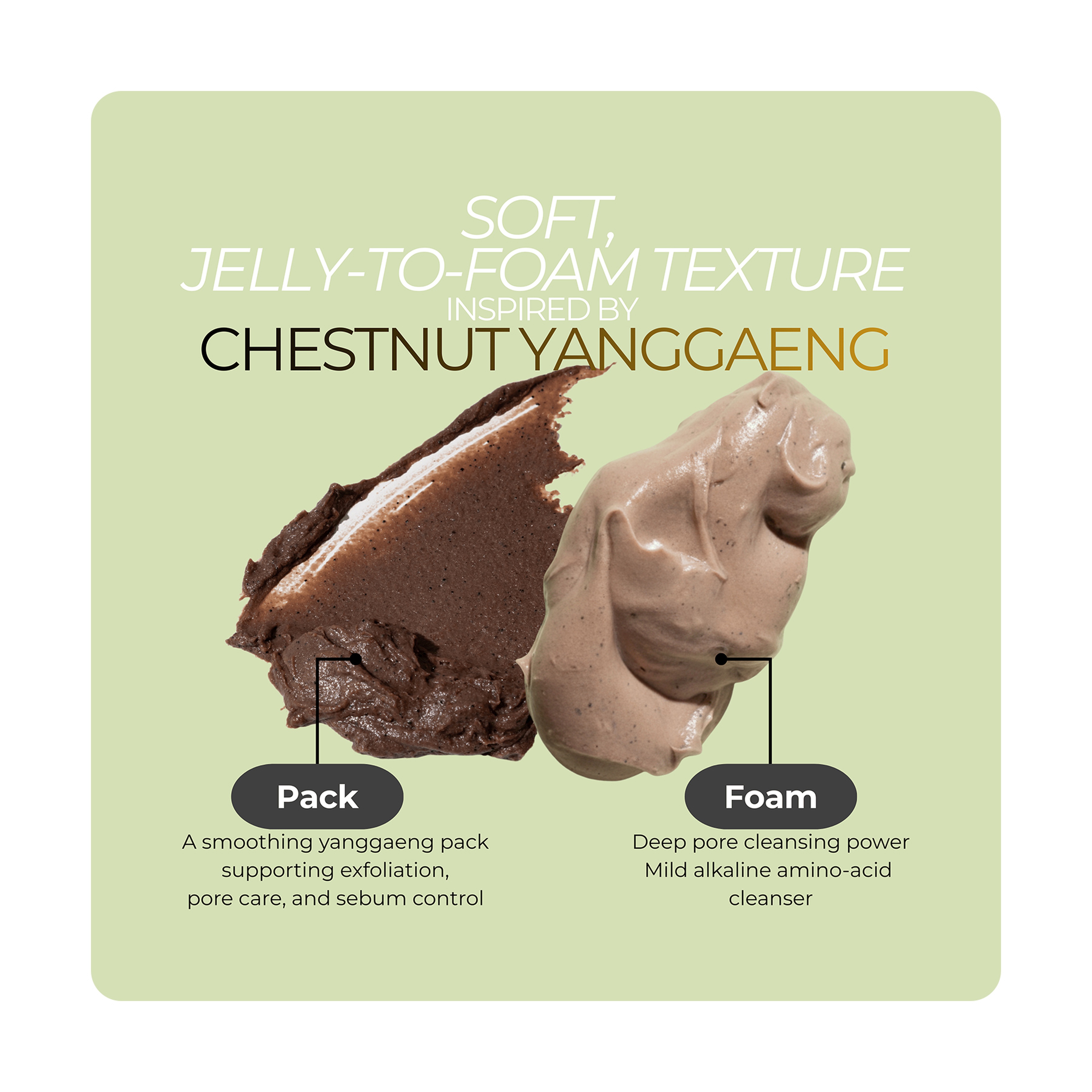 Be breeze PDRN Chestnut Pack Cleanser