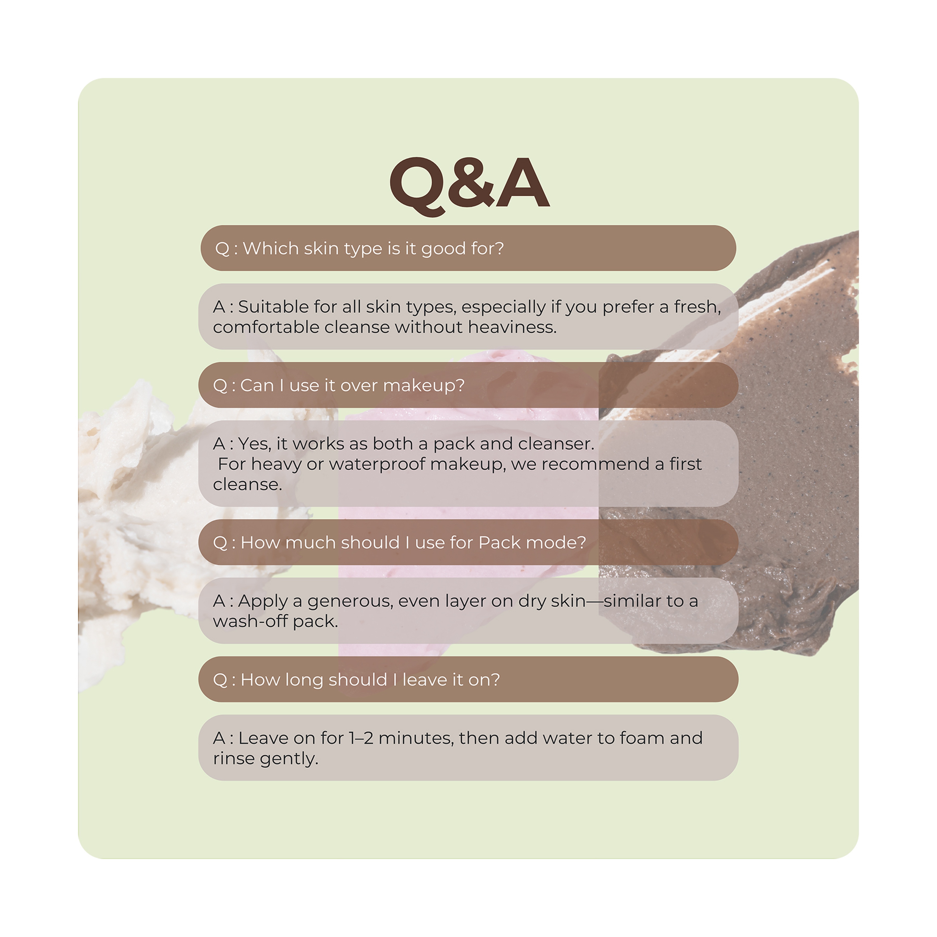 Be breeze PDRN Chestnut Pack Cleanser