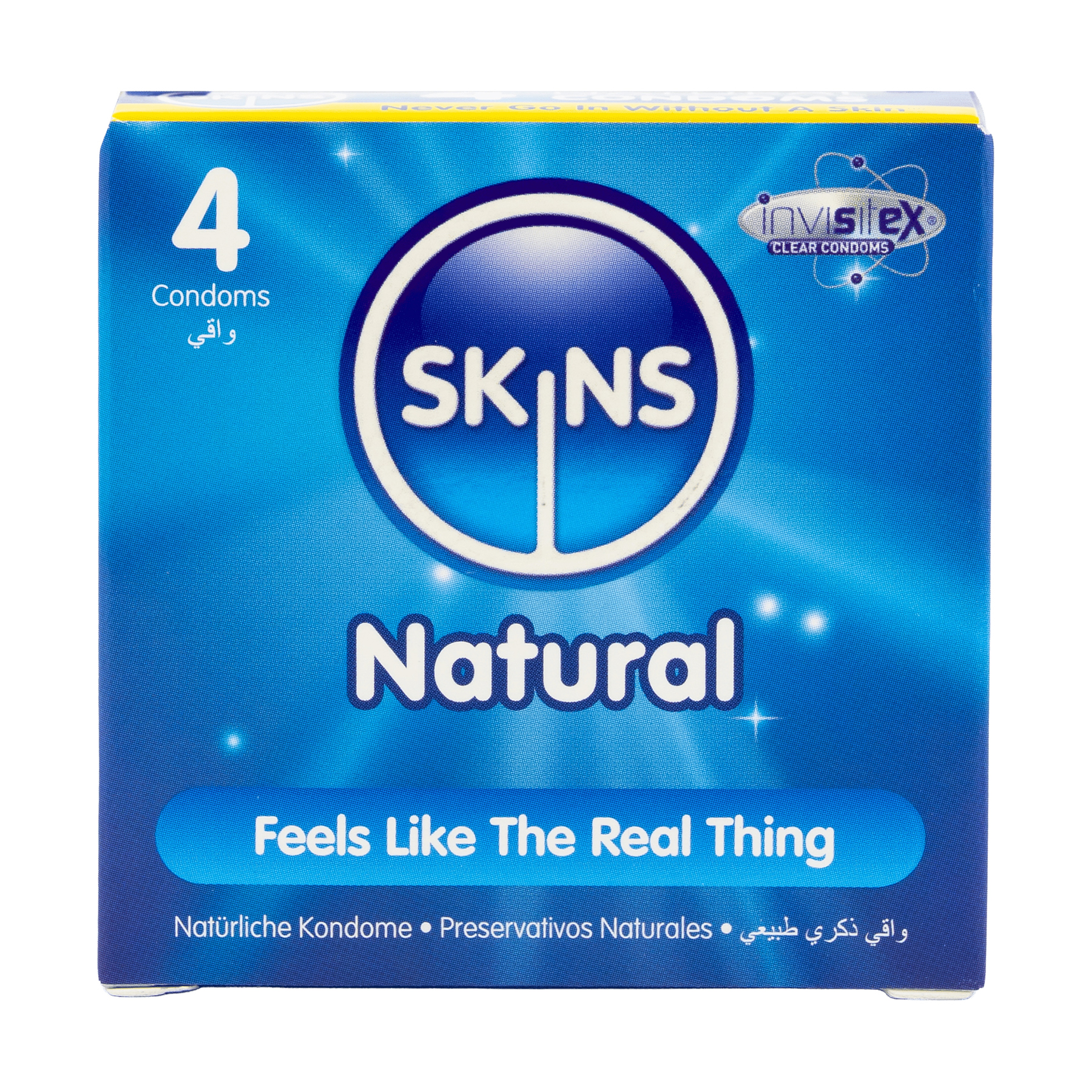 Skins Condoms Natural 4 Pack