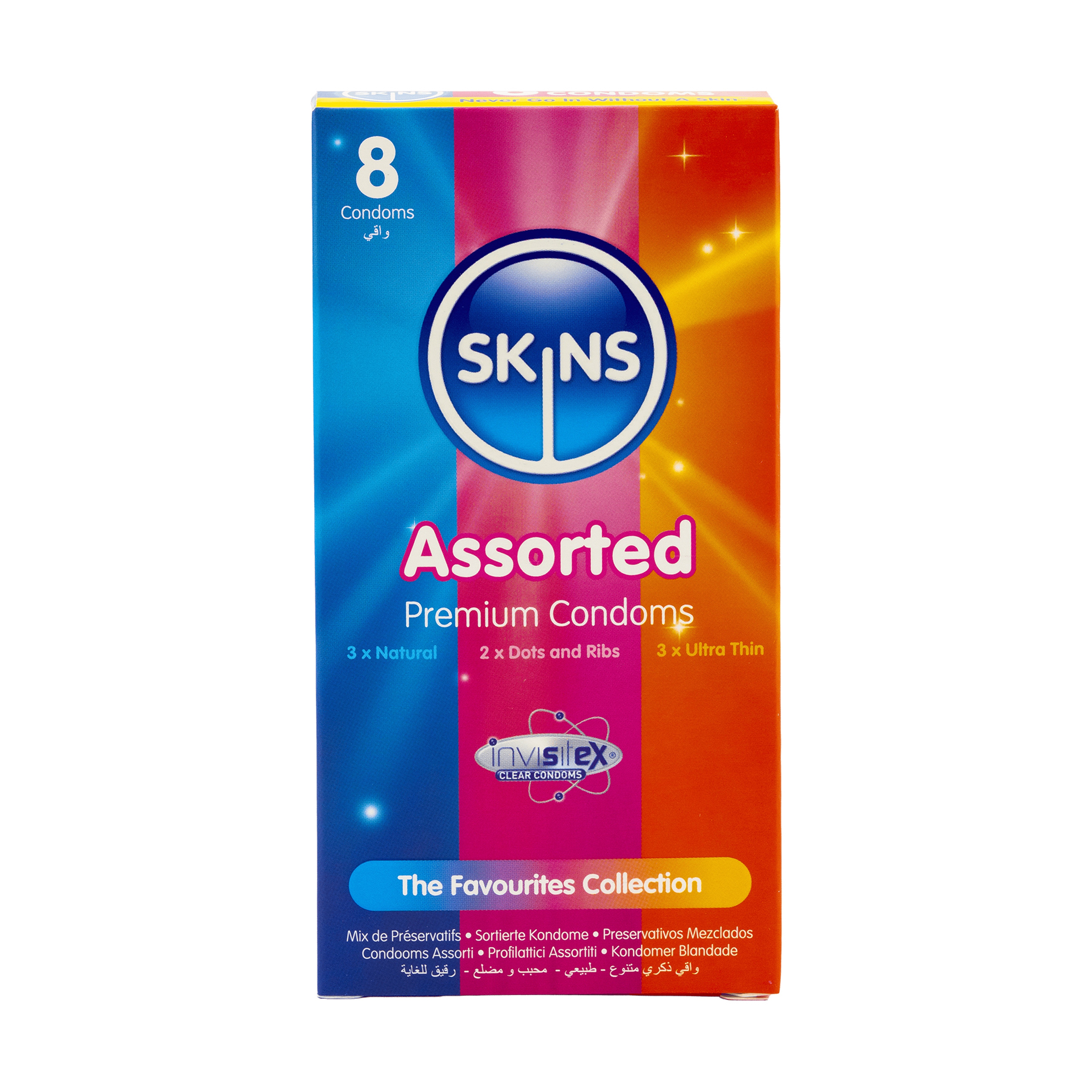 Skins Condoms Assorted 8 Pack