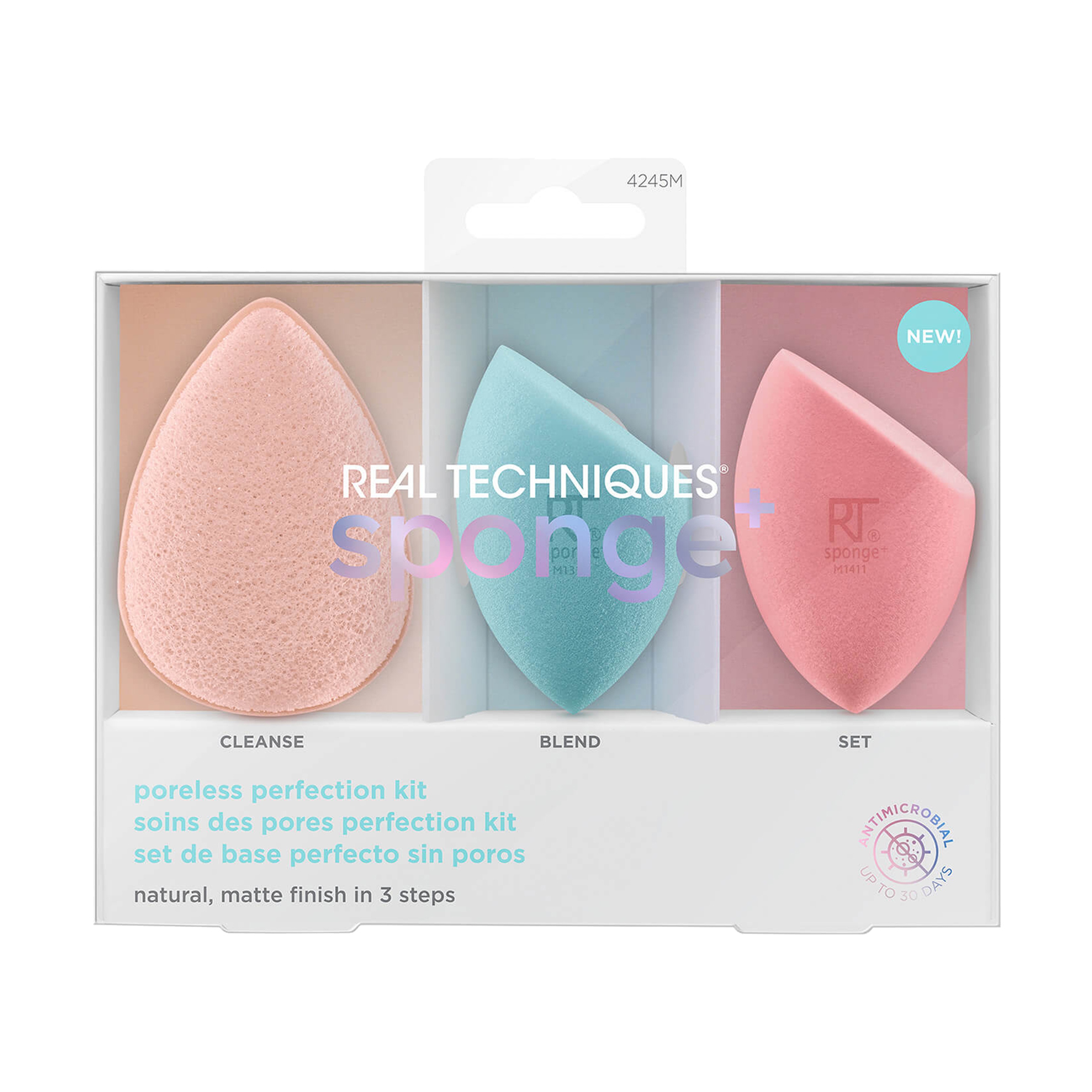 Real Techniques Sponge+ Poreless Perfecting Kit 3