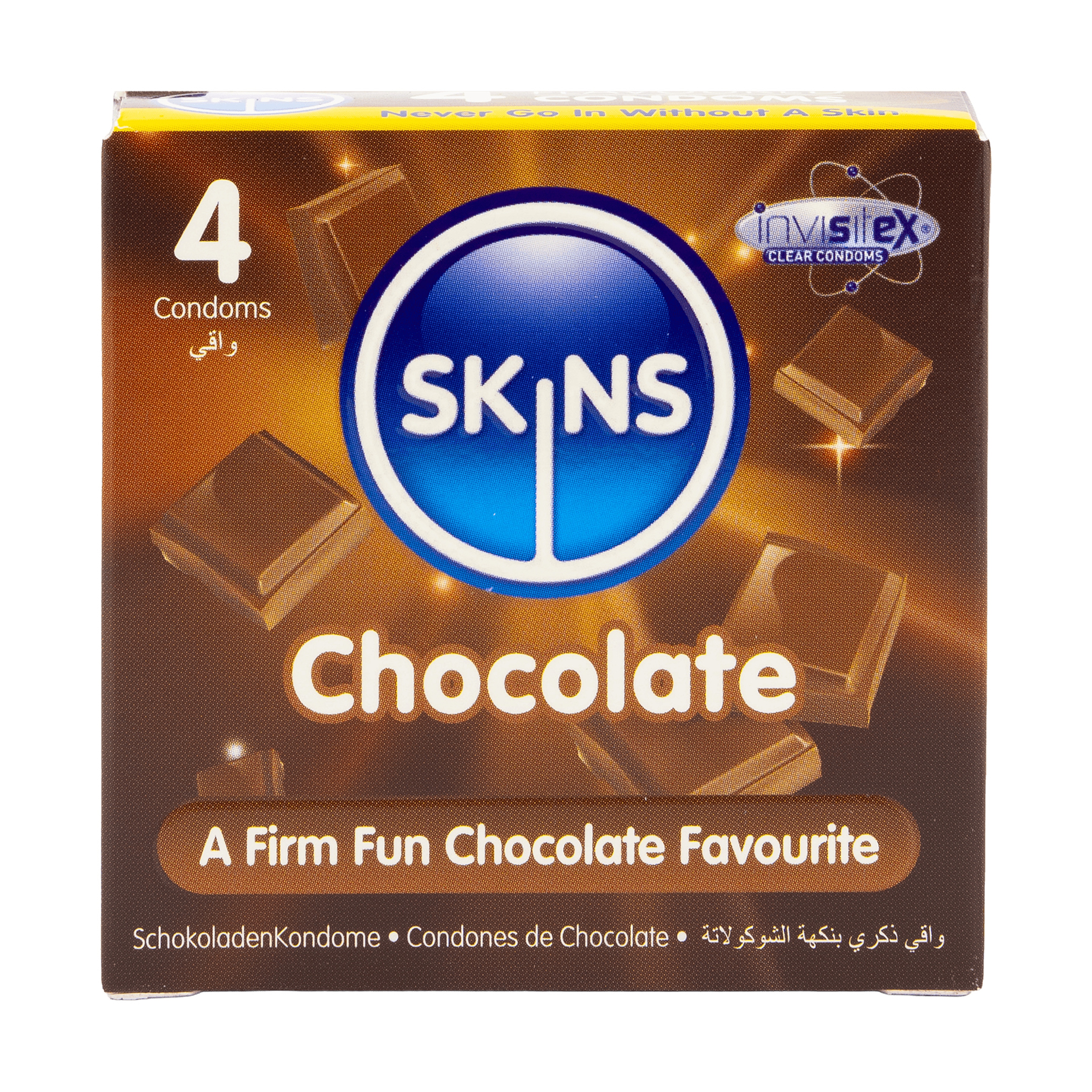 Skins Condoms Chocolate 4 Pack