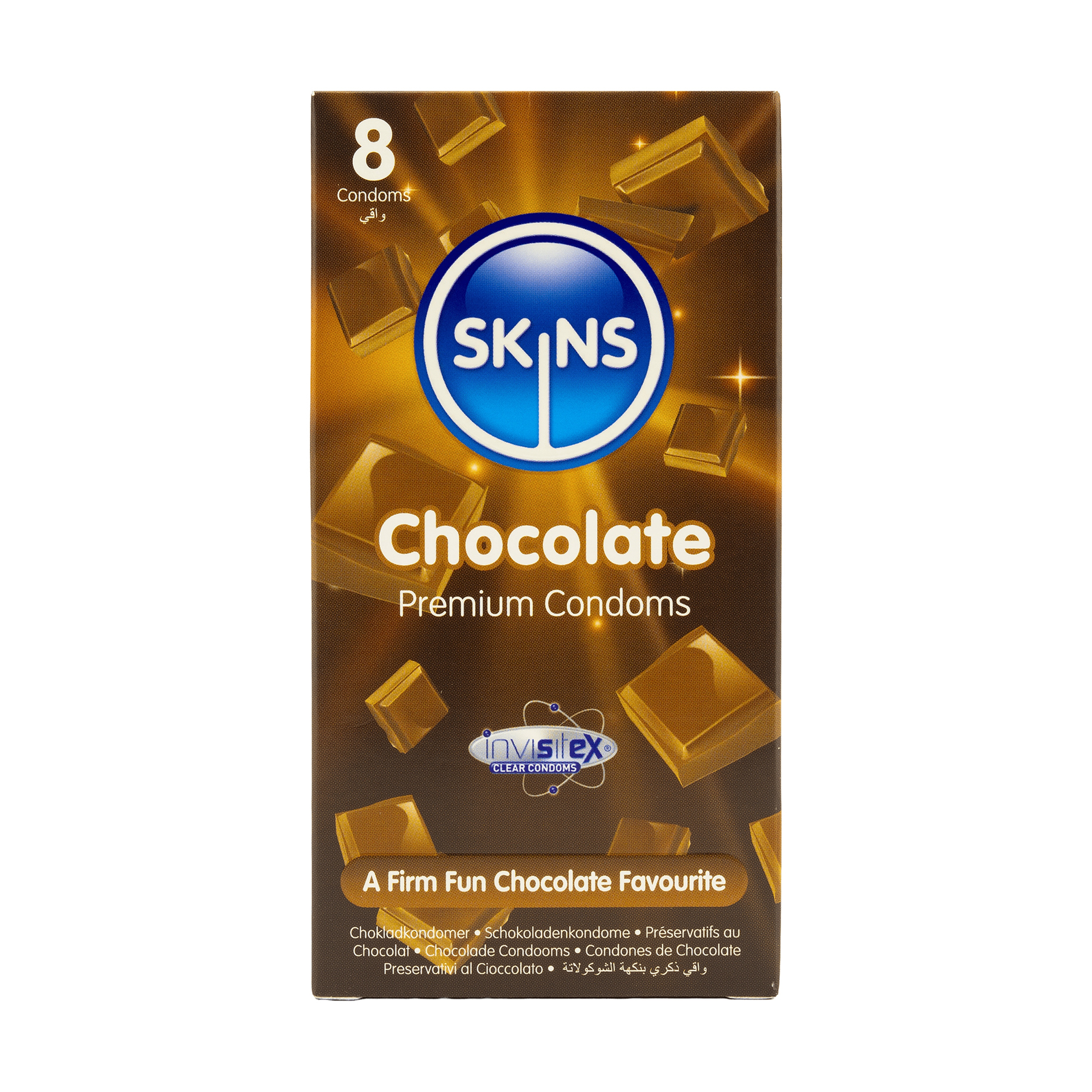 Skins Condoms Chocolate 8 Pack
