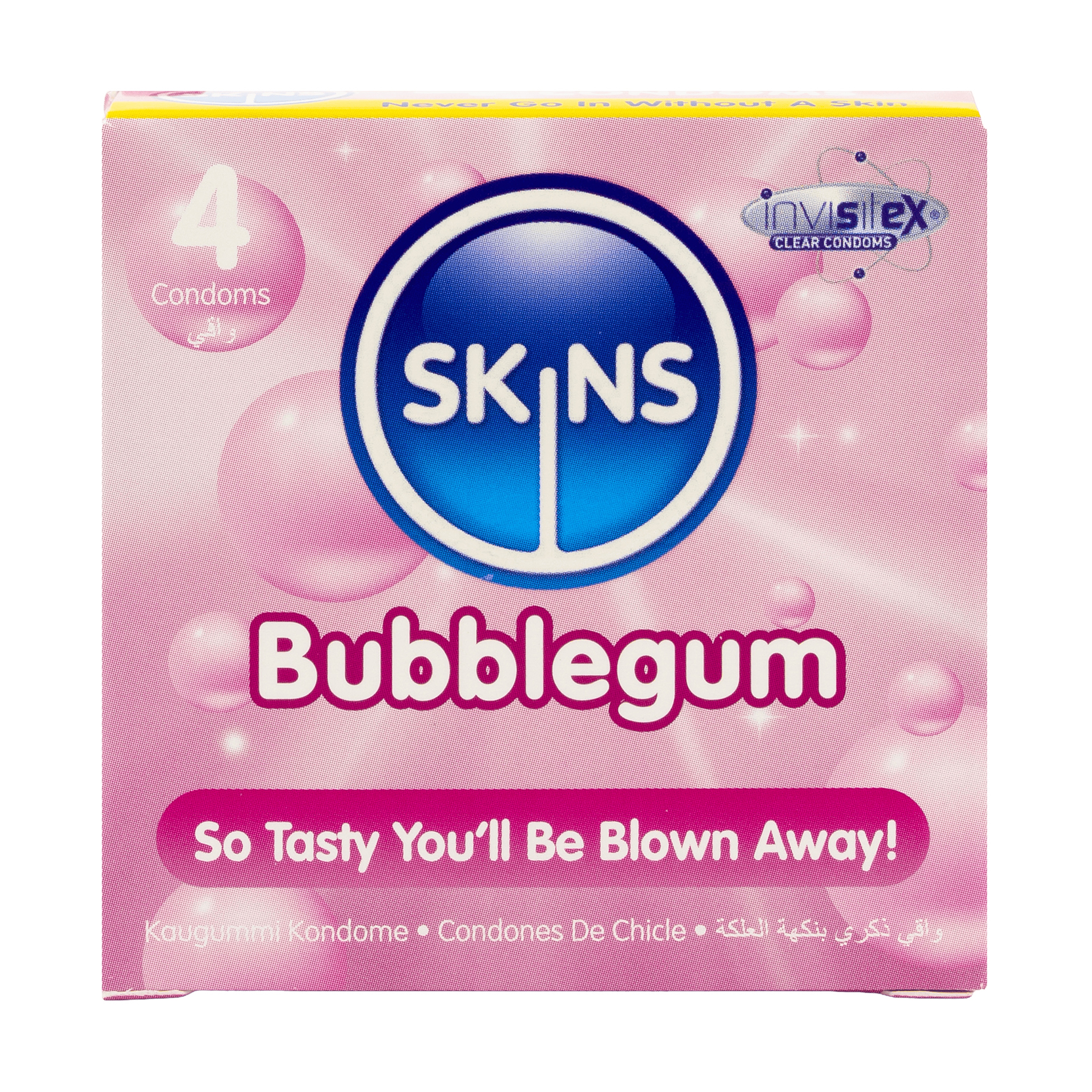 Skins Condoms Bubblegum 4 Pack