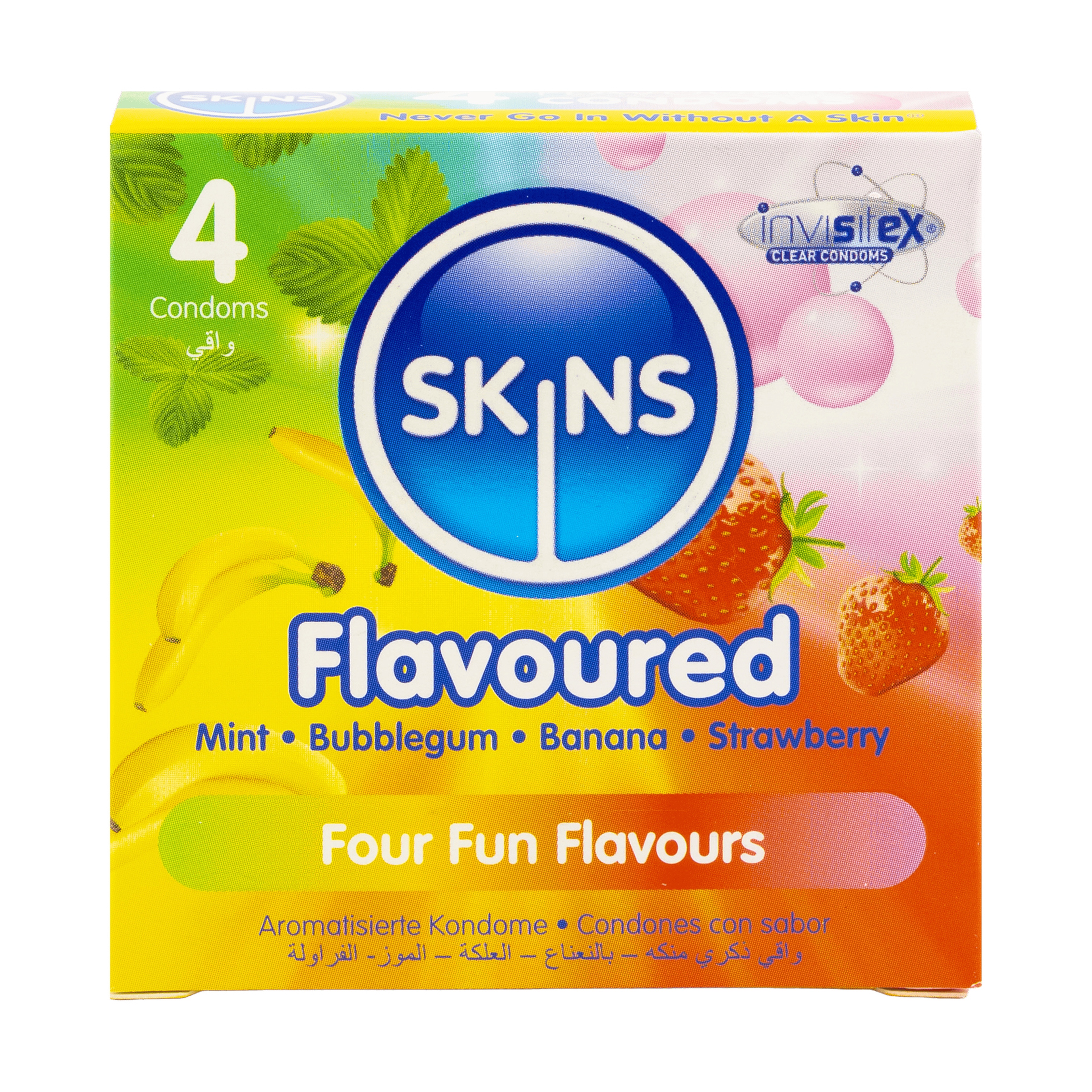 Skins Condoms Flavours 4 Pack