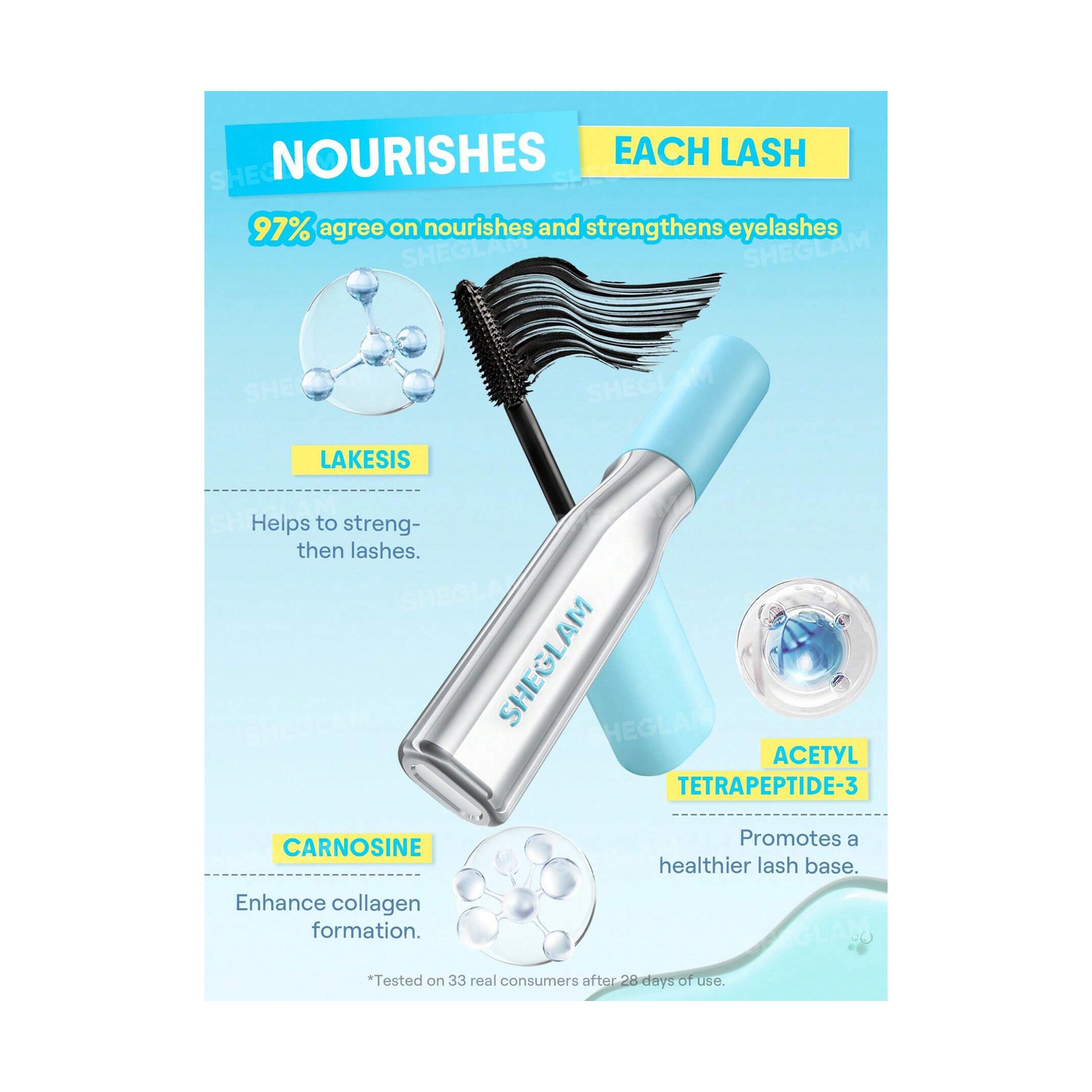 شيجلام لاشلايتر ماسكارا أنفينيت تيوبينغ