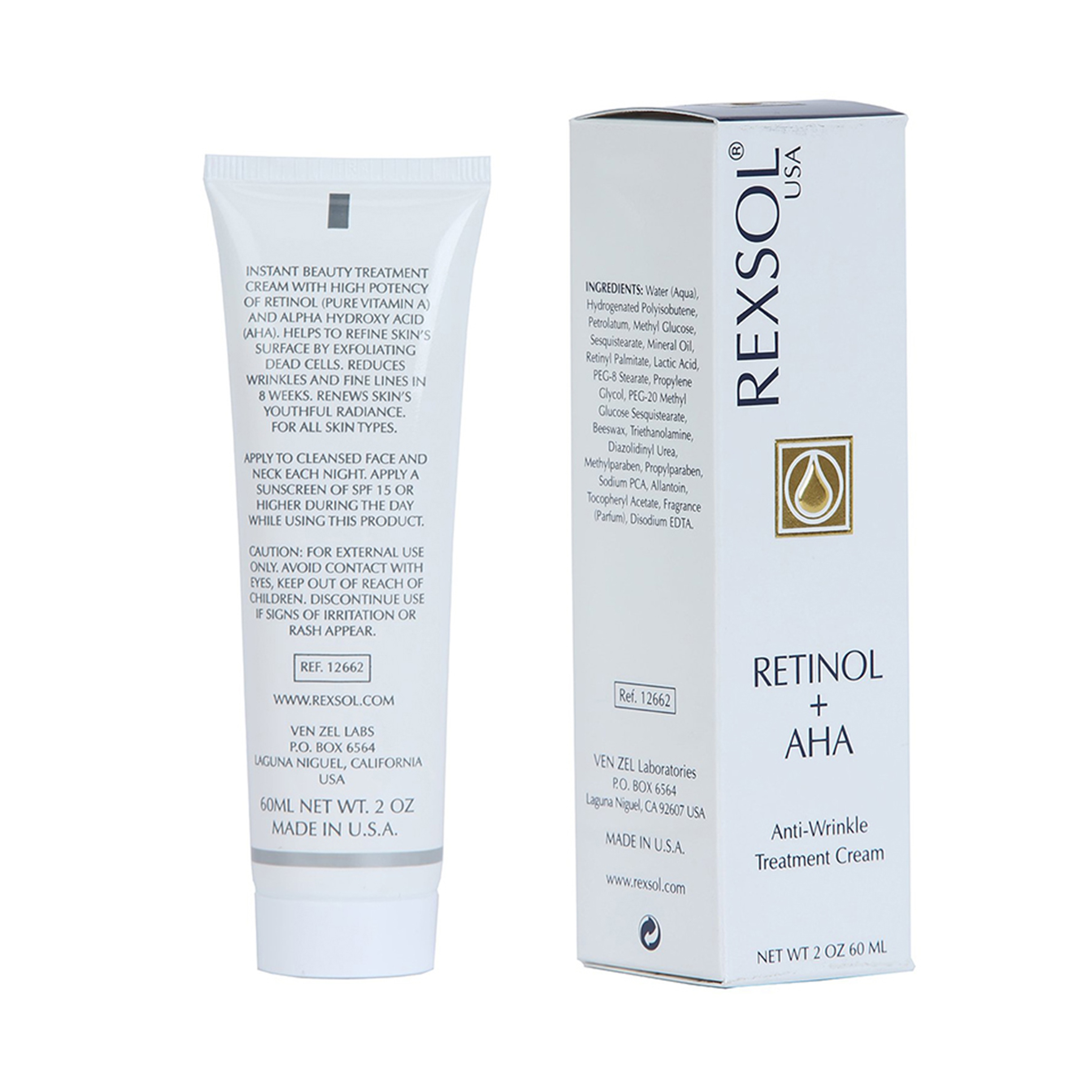 Rexsol Retinol Aha Cream 60Ml