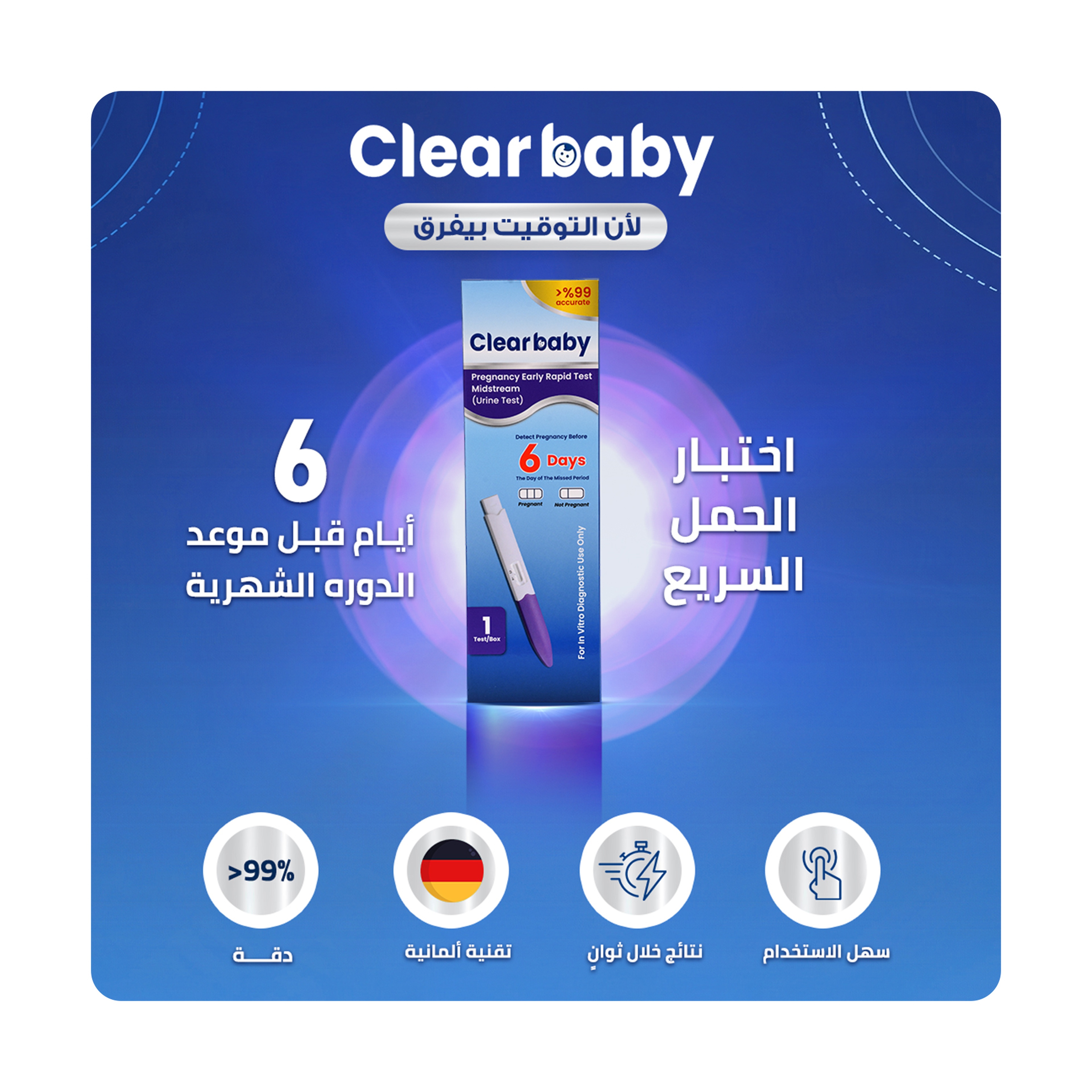 Clear Baby Early Pregnancy Test