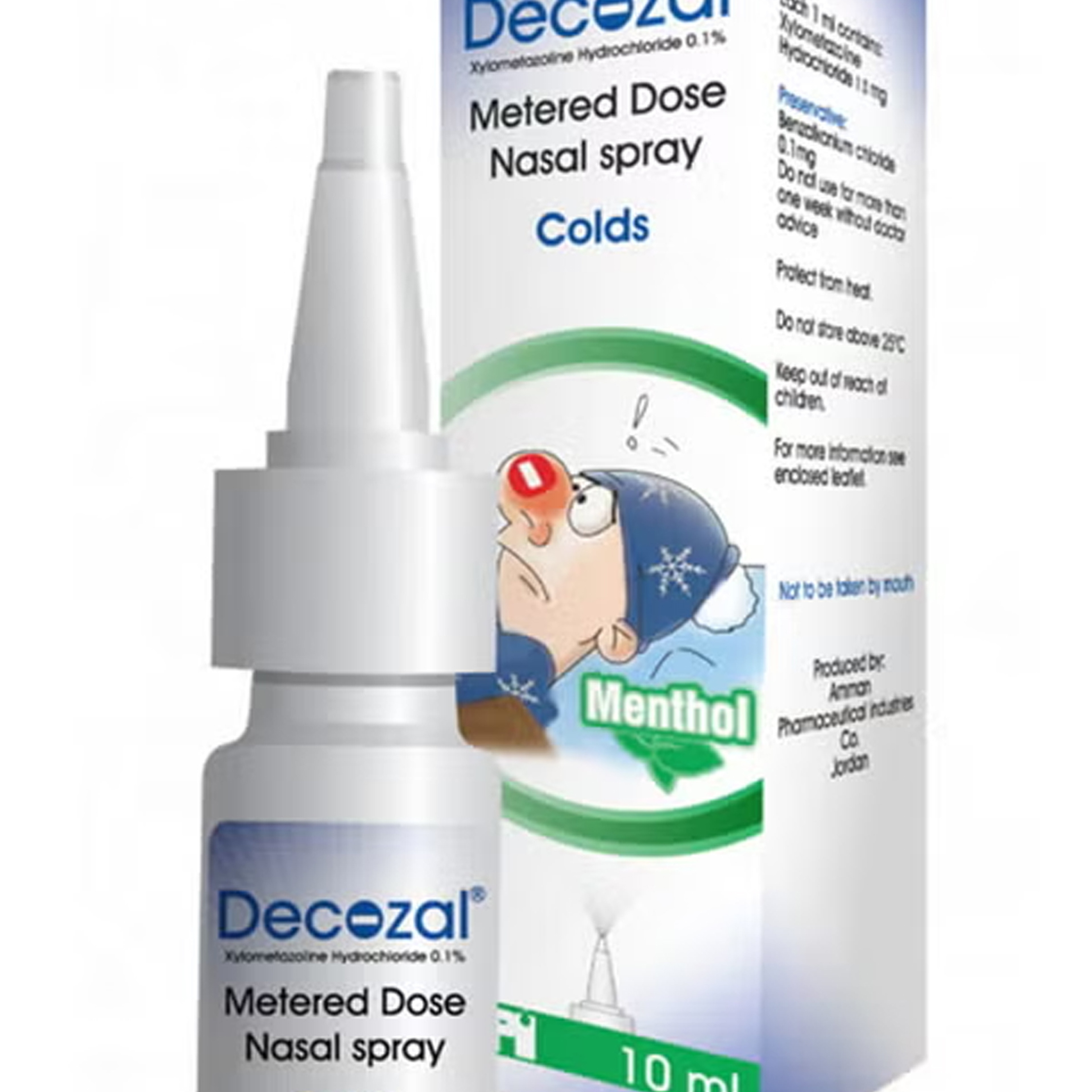 Decozal 0.1% Menthol Nasal Spray 10ml