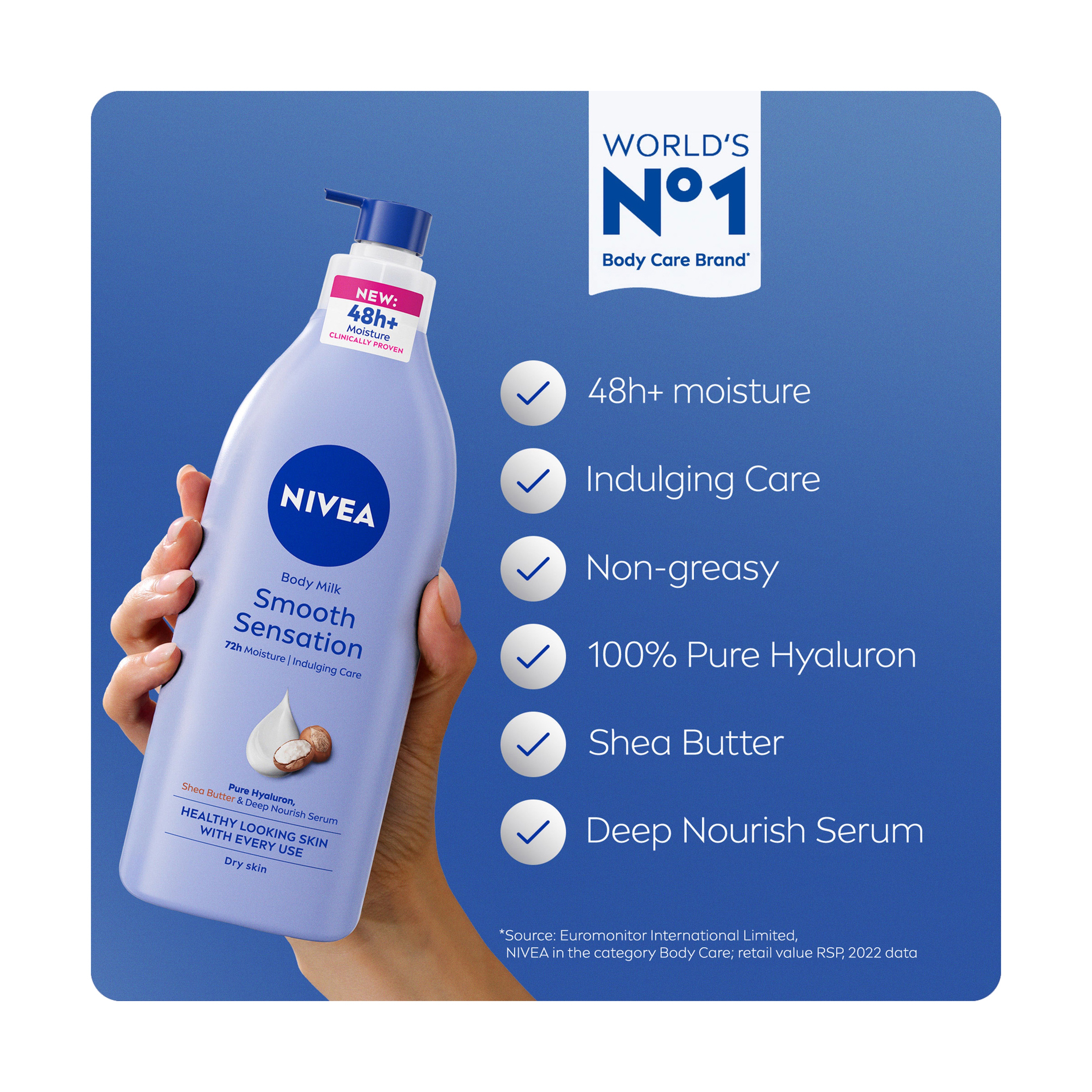 Nivea Shea Dry Skin Smooth Body Lotion