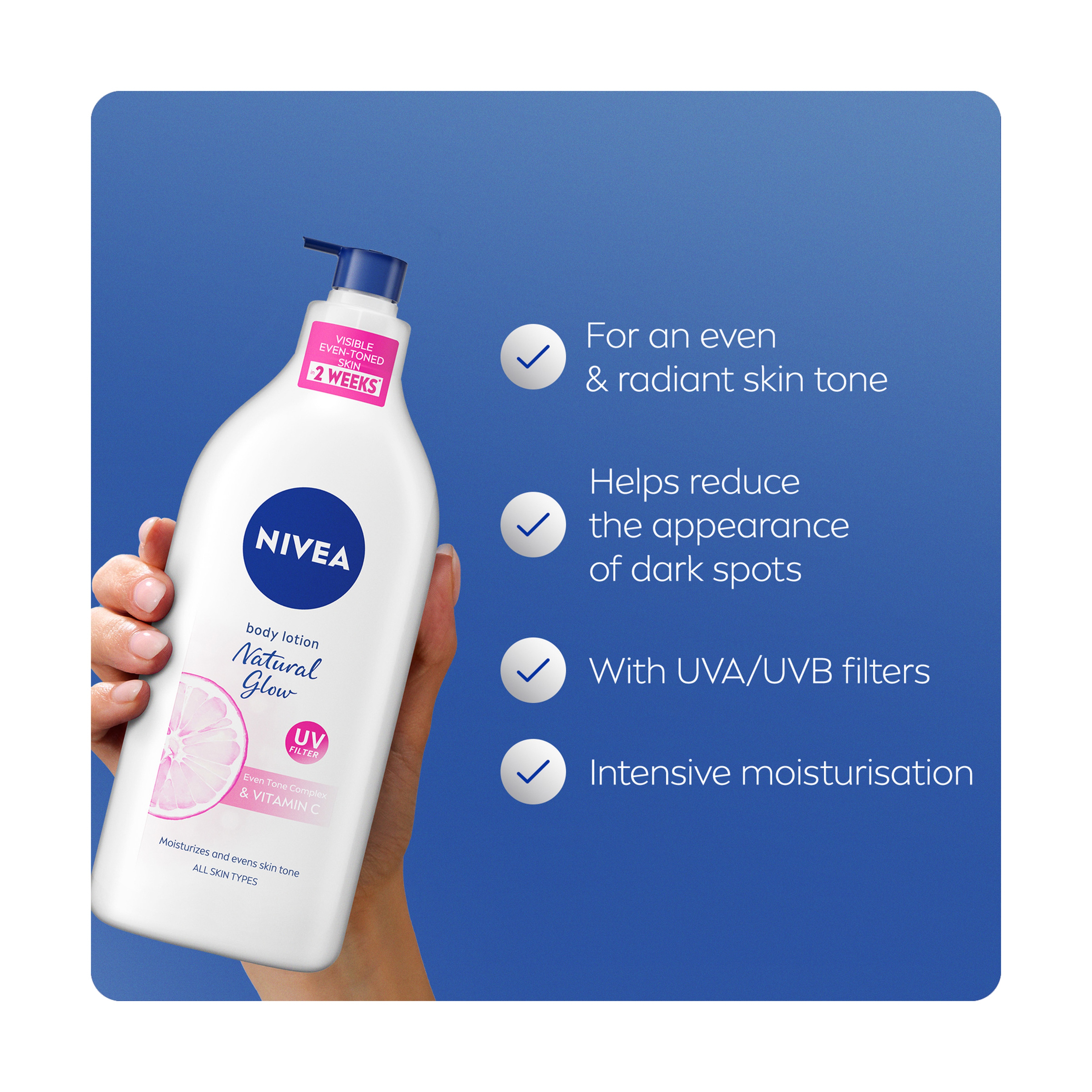 Nivea Natural Fairness Body Lotion 625 Ml