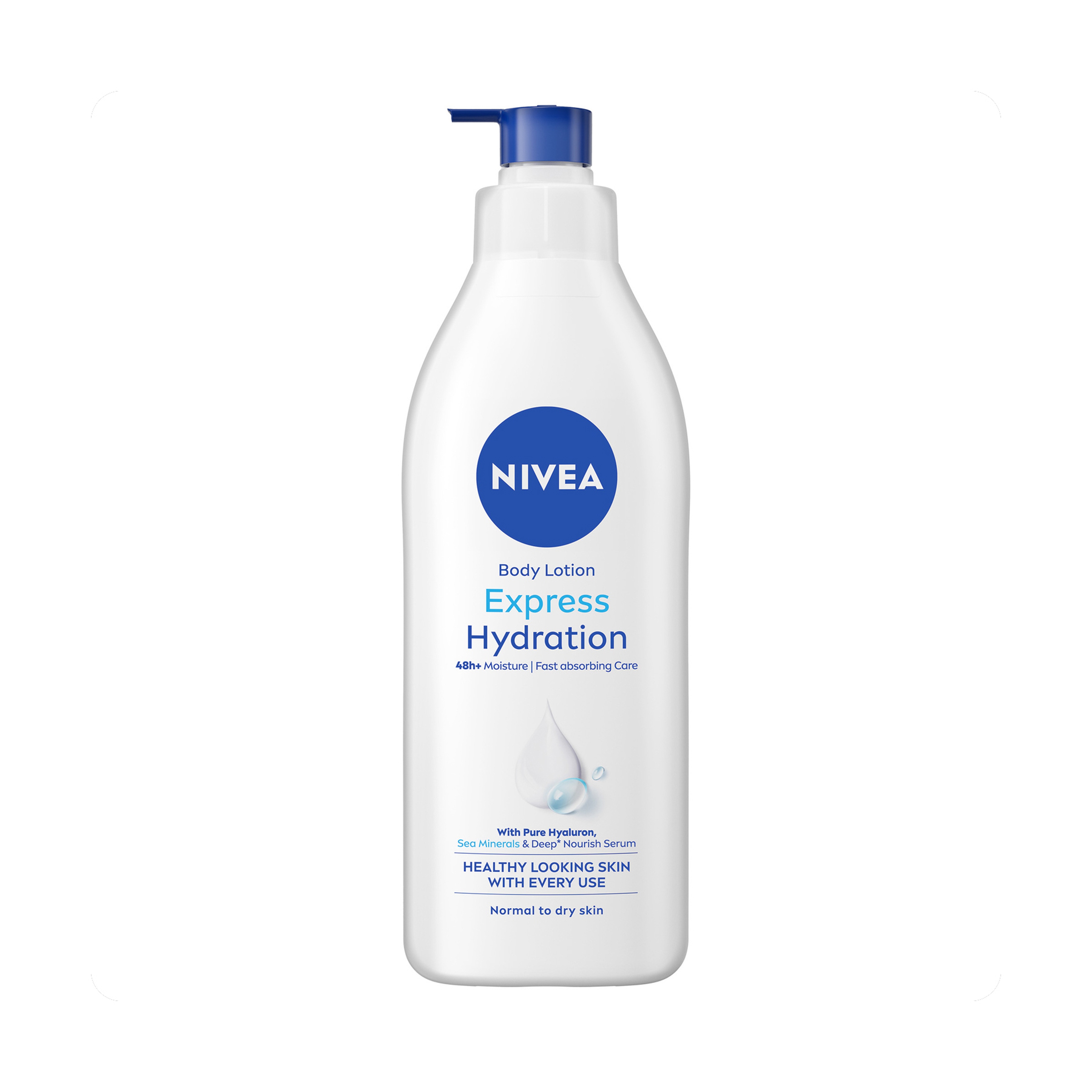 Nivea Body Lotio Express Hydration With Deep Moisture Serum Normal To Dry Skin - 400 Ml