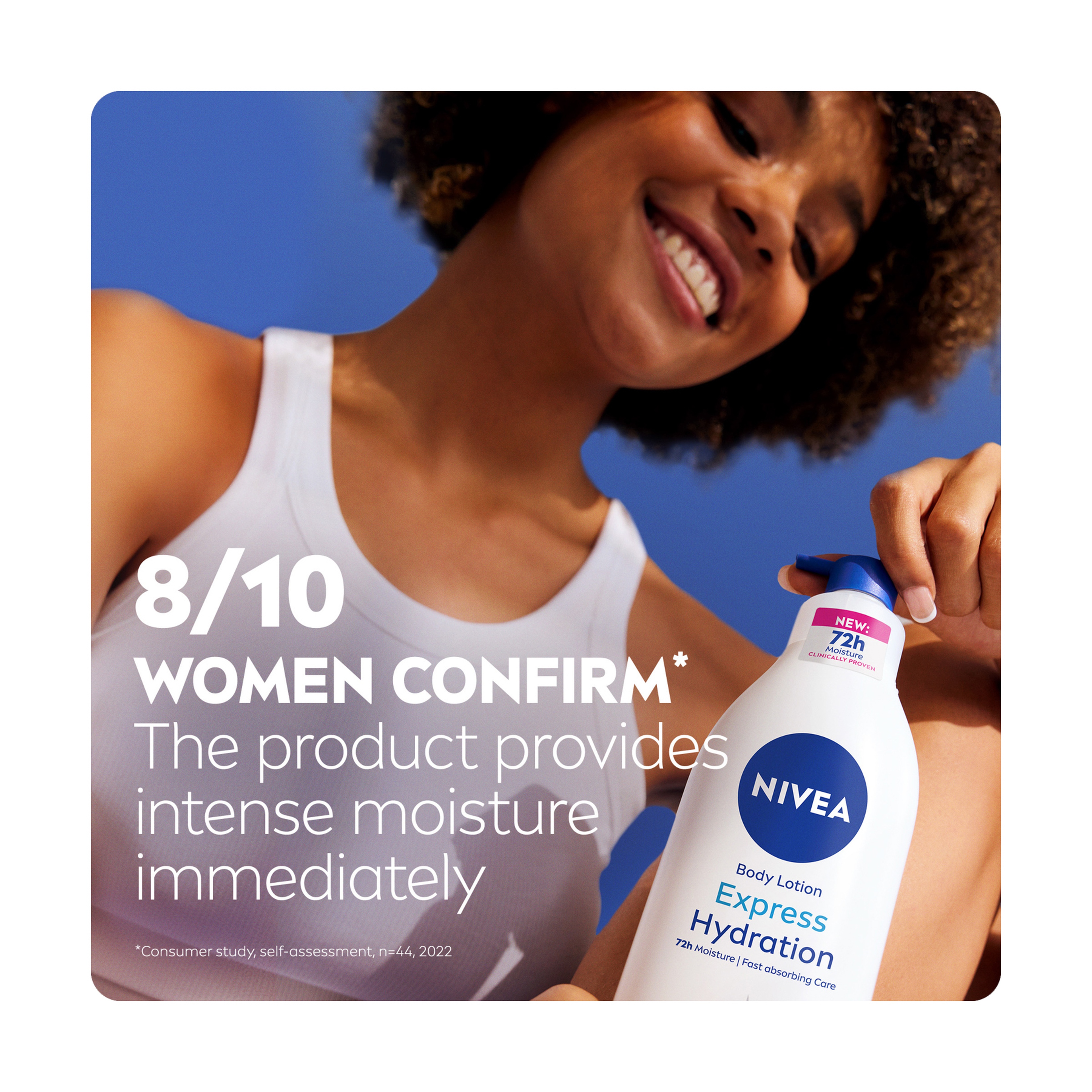 Nivea Body Lotio Express Hydration With Deep Moisture Serum Normal To Dry Skin - 400 Ml